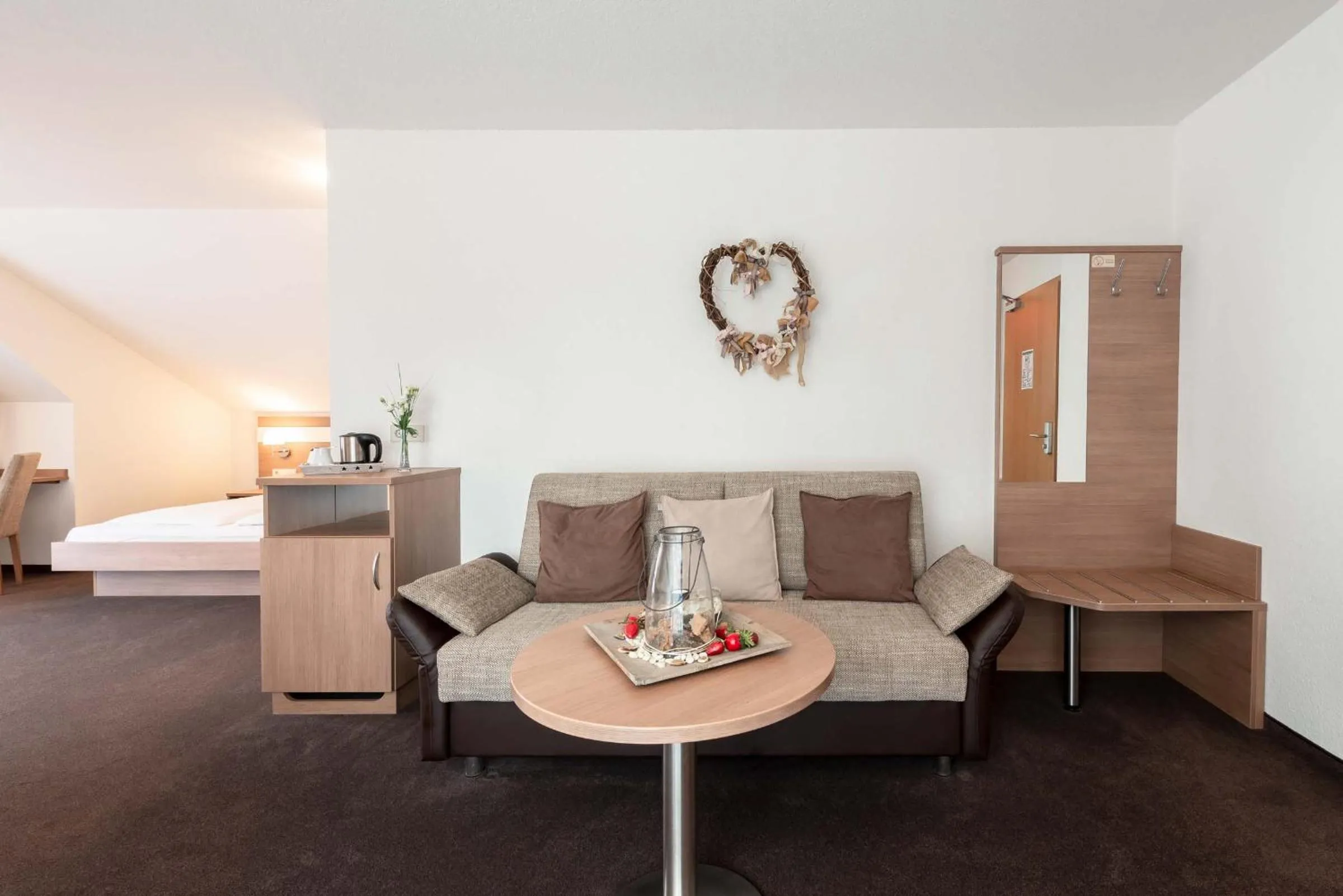 Bed in Hotel Rössle Berneck