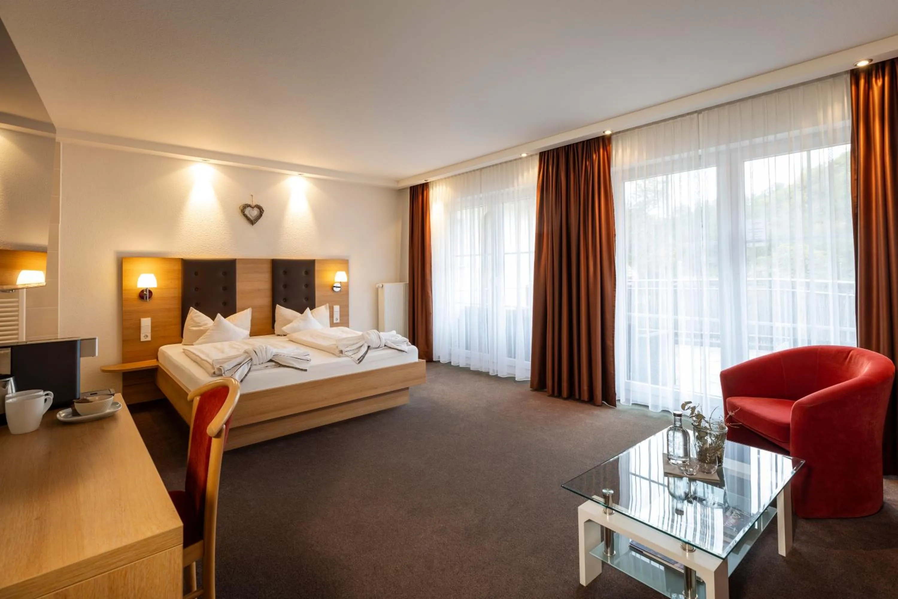 Bed in Hotel Rössle Berneck