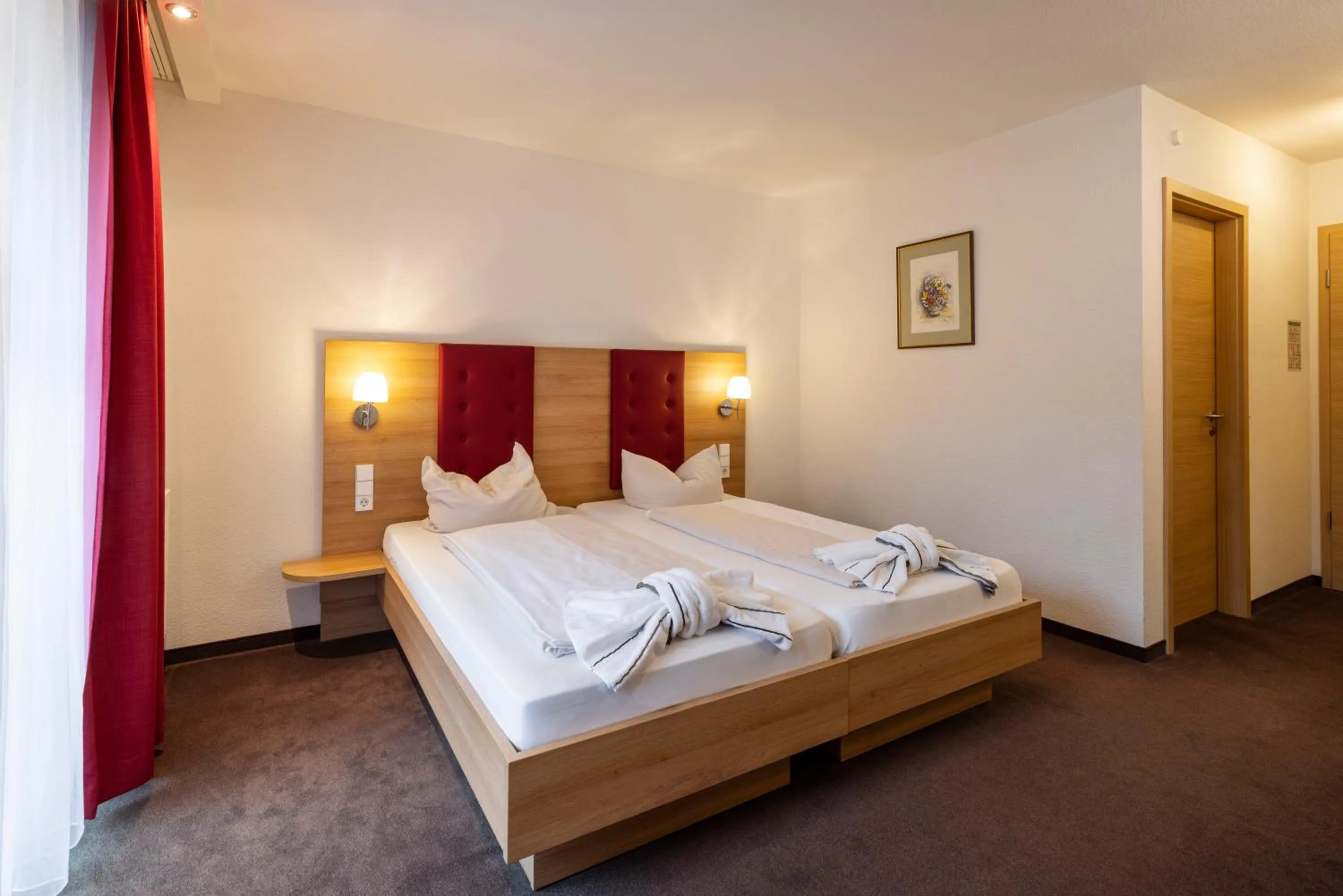 Bed in Hotel Rössle Berneck