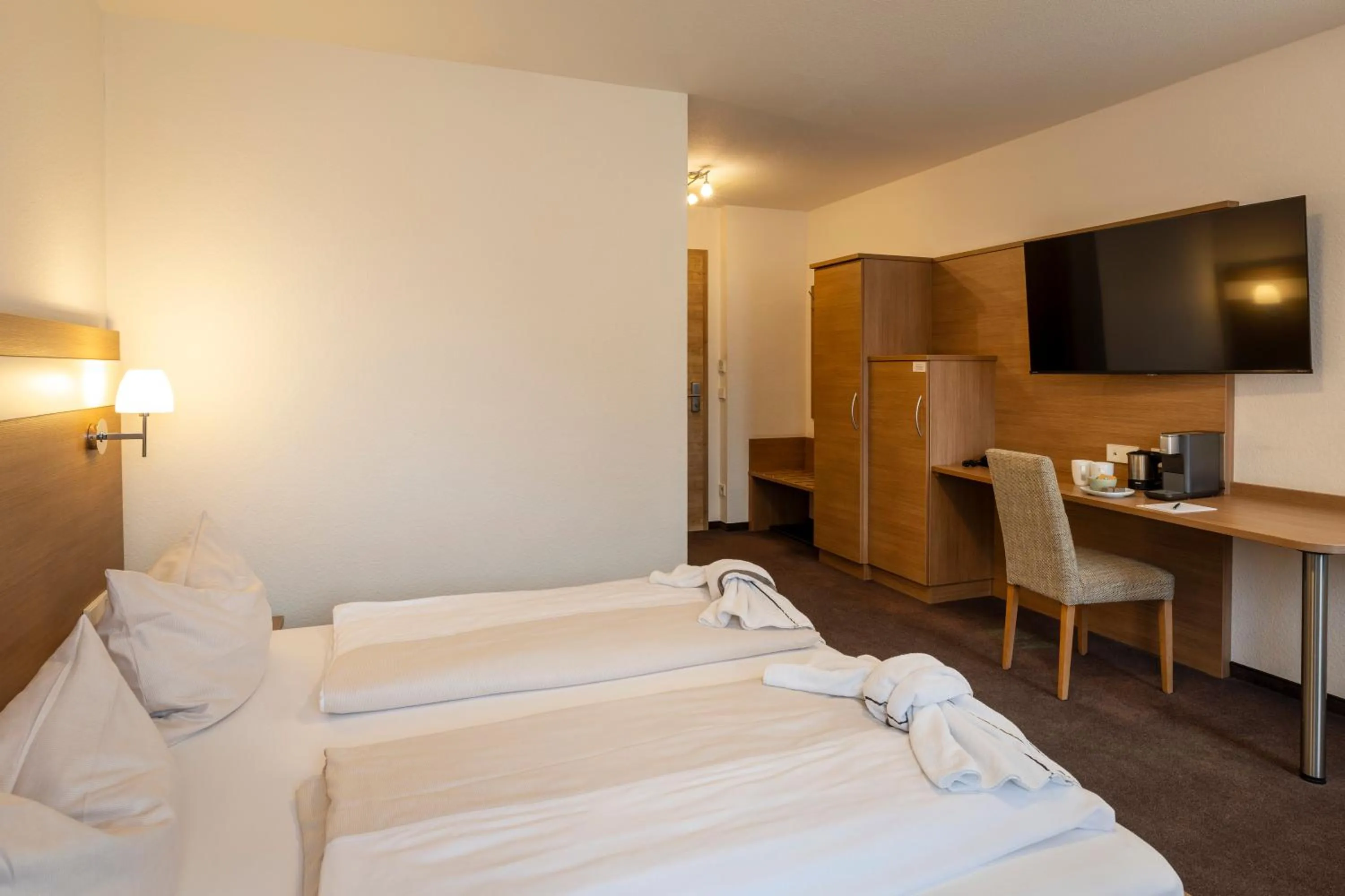 Bed in Hotel Rössle Berneck