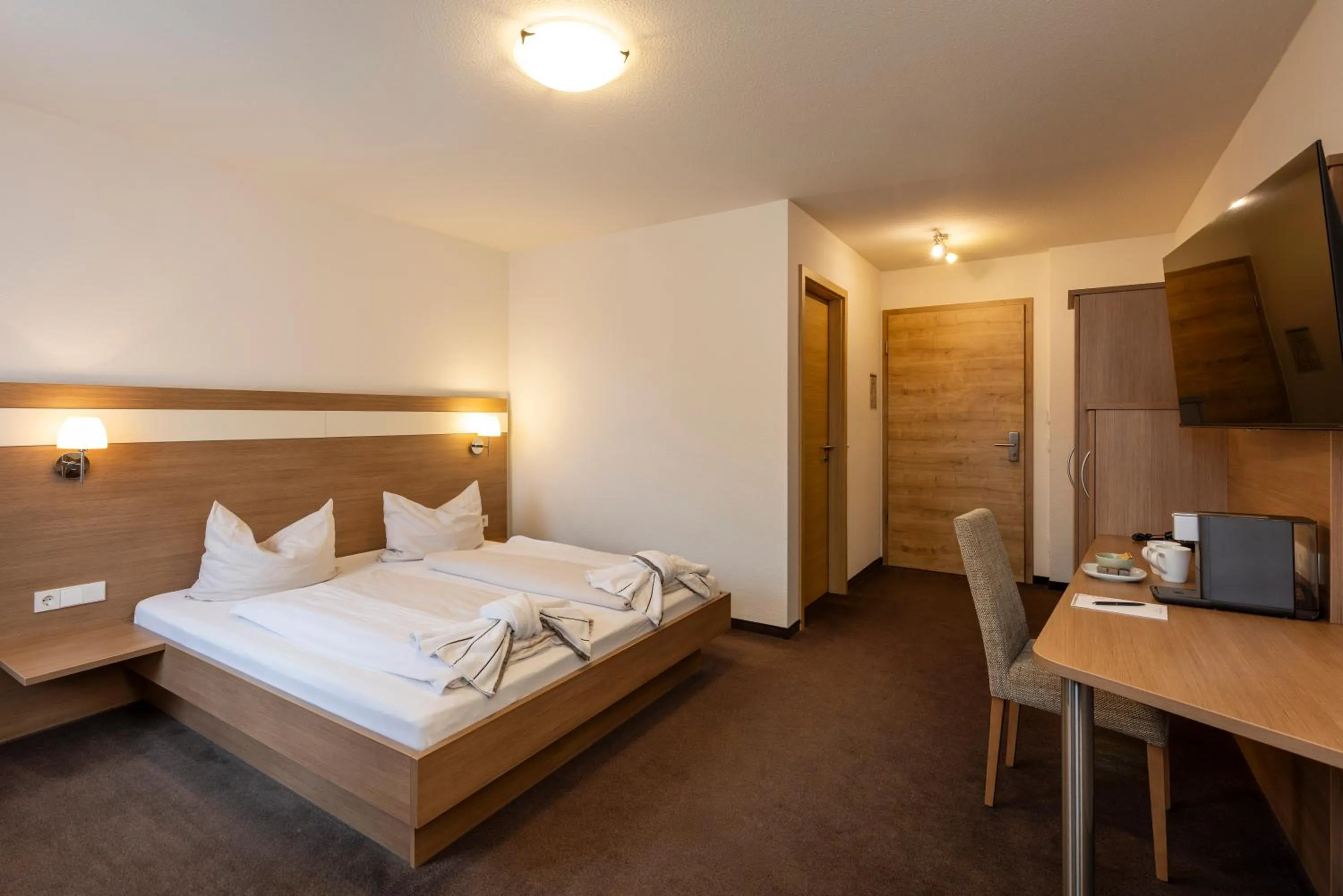 Bed in Hotel Rössle Berneck