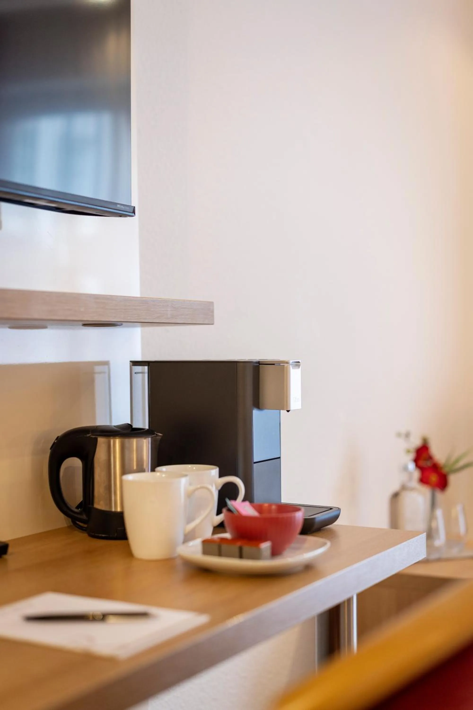 Coffee/tea facilities in Hotel Rössle Berneck