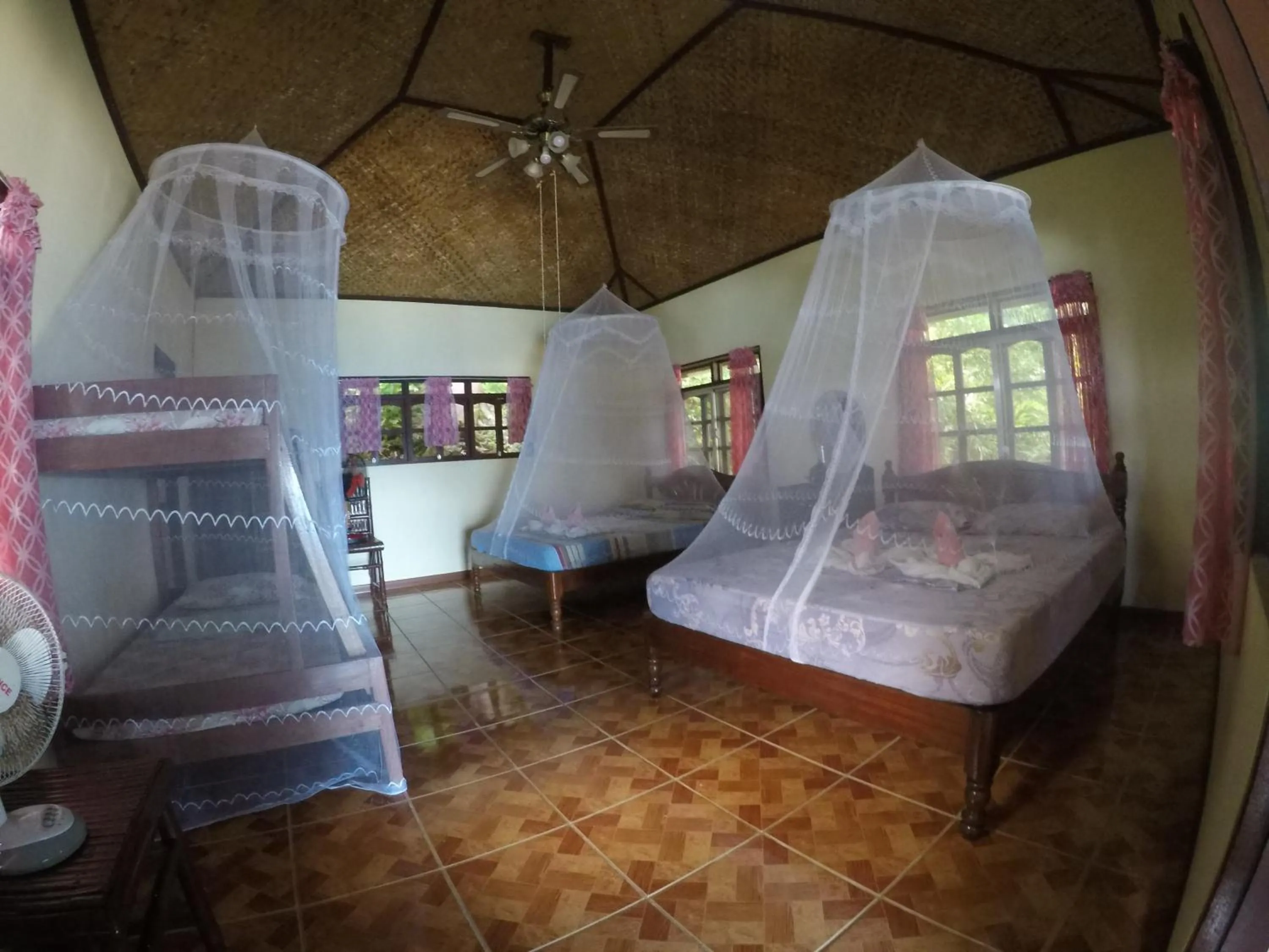 Bed in Coconut Garden Island Resort