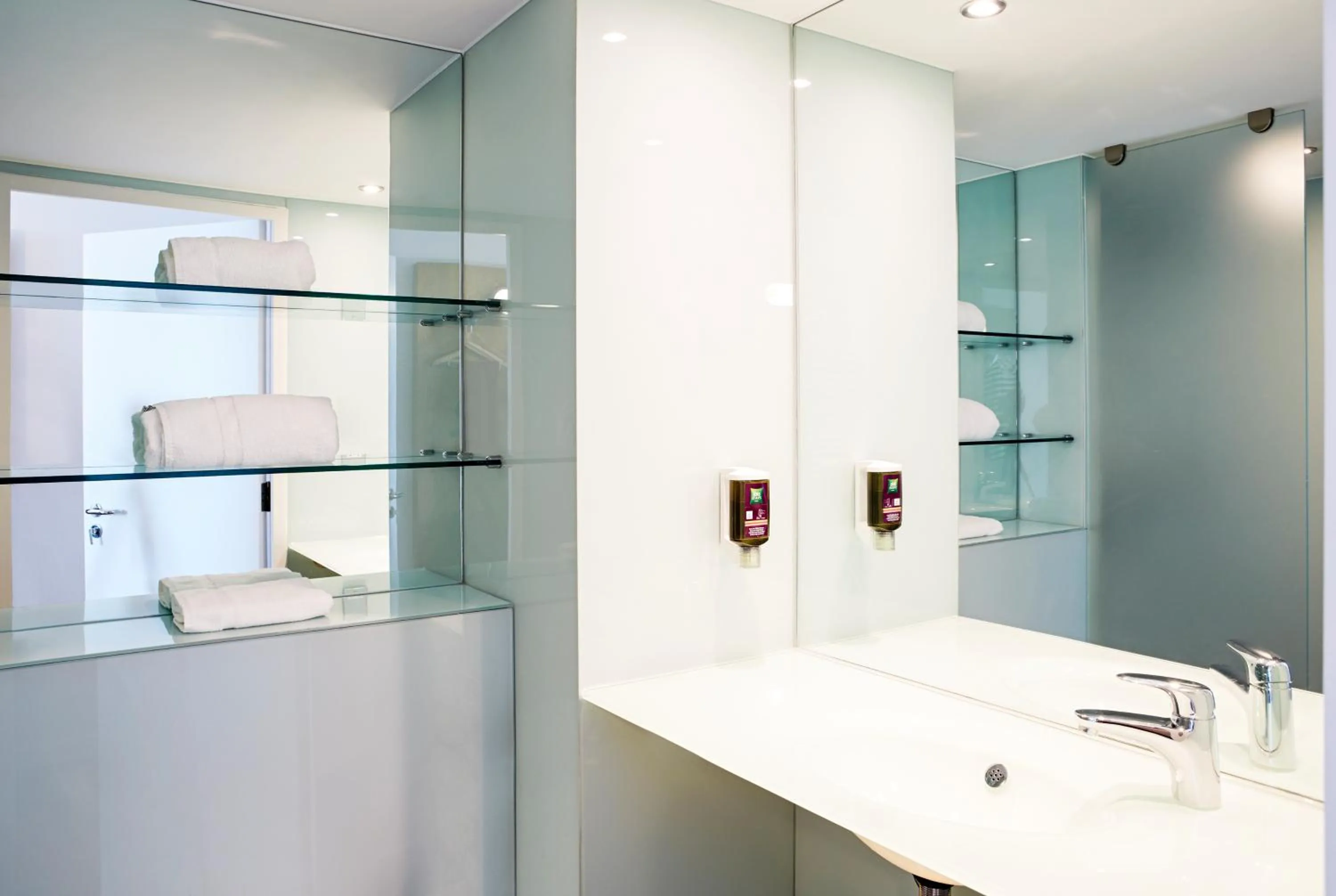 Bathroom in ibis Styles Haydock