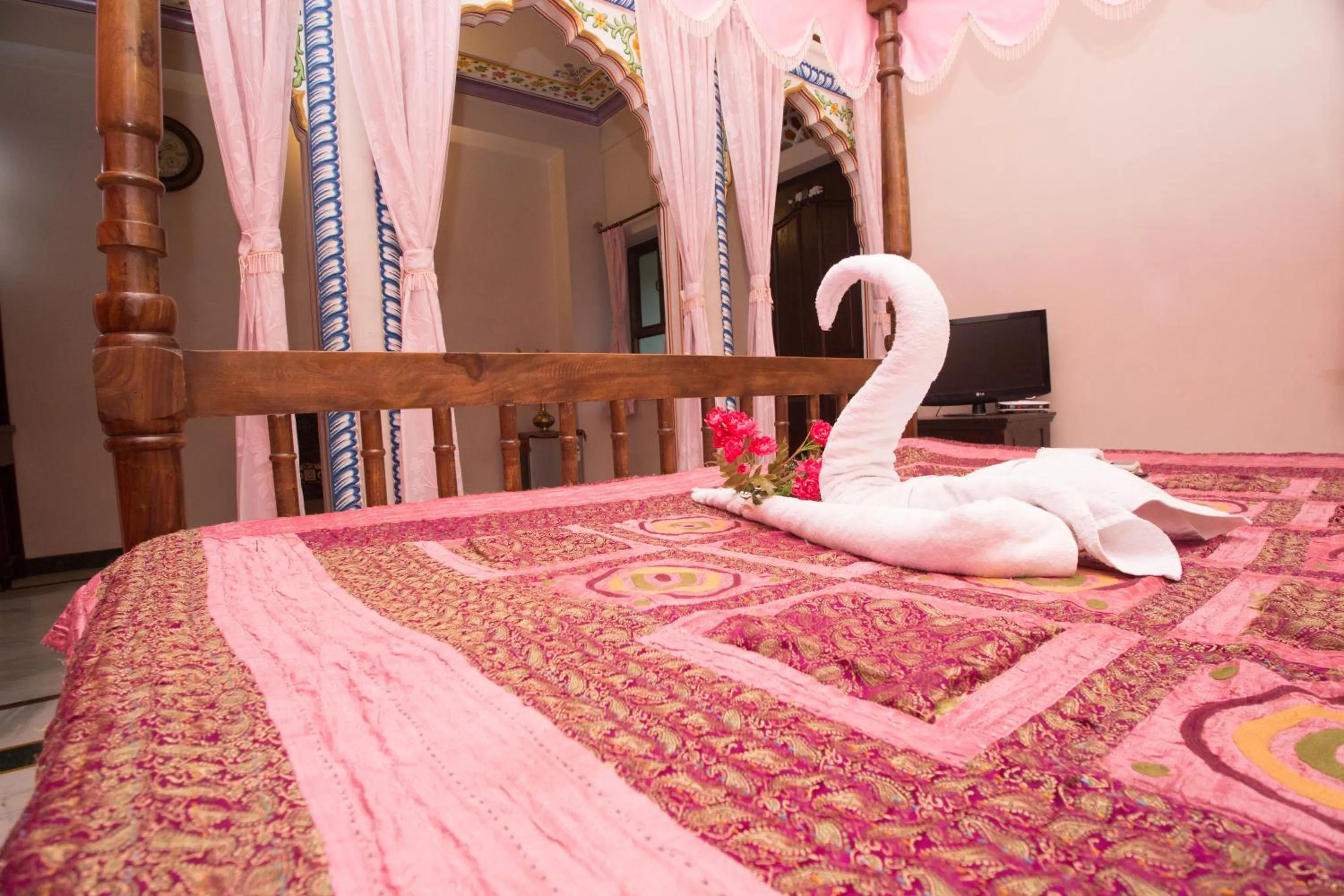 Bedroom, Bed in Hotel Moon Light Palace