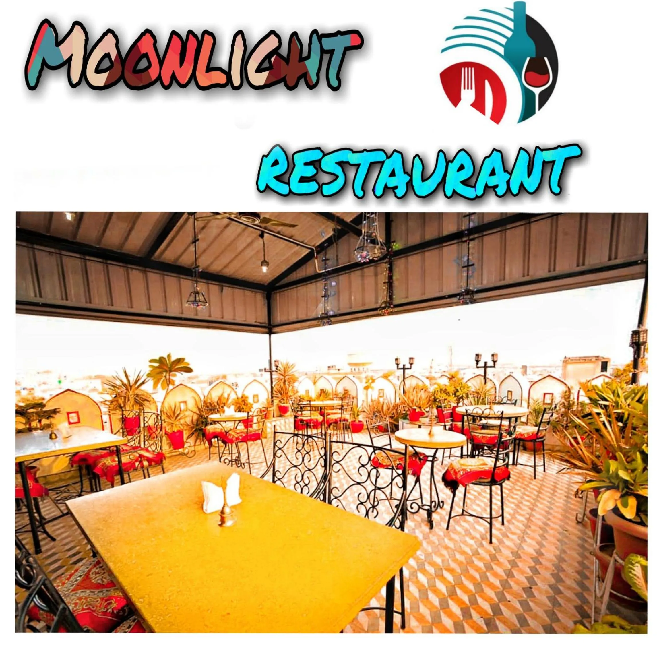 Restaurant/places to eat in Hotel Moon Light Palace
