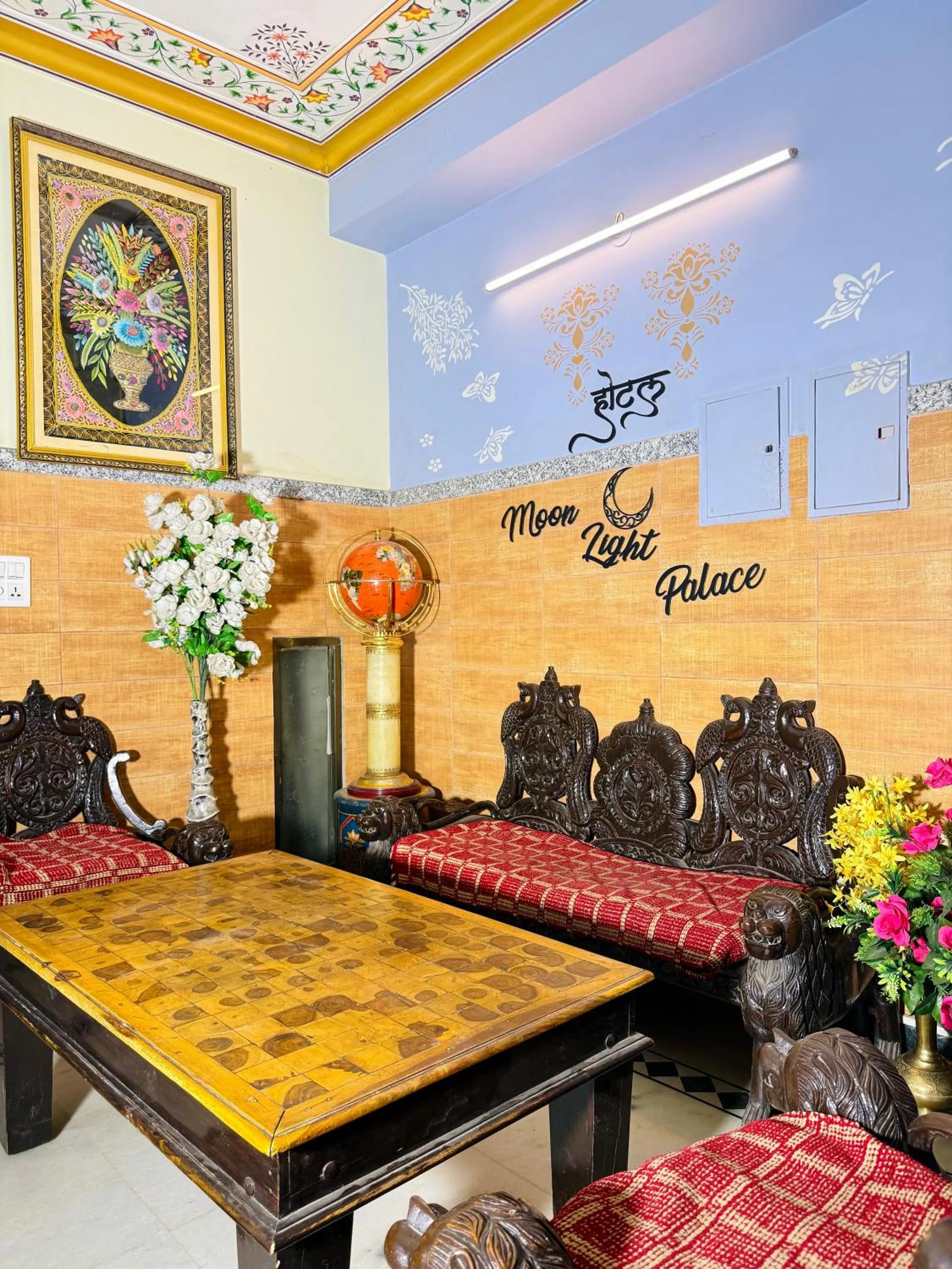 Lobby or reception in Hotel Moon Light Palace