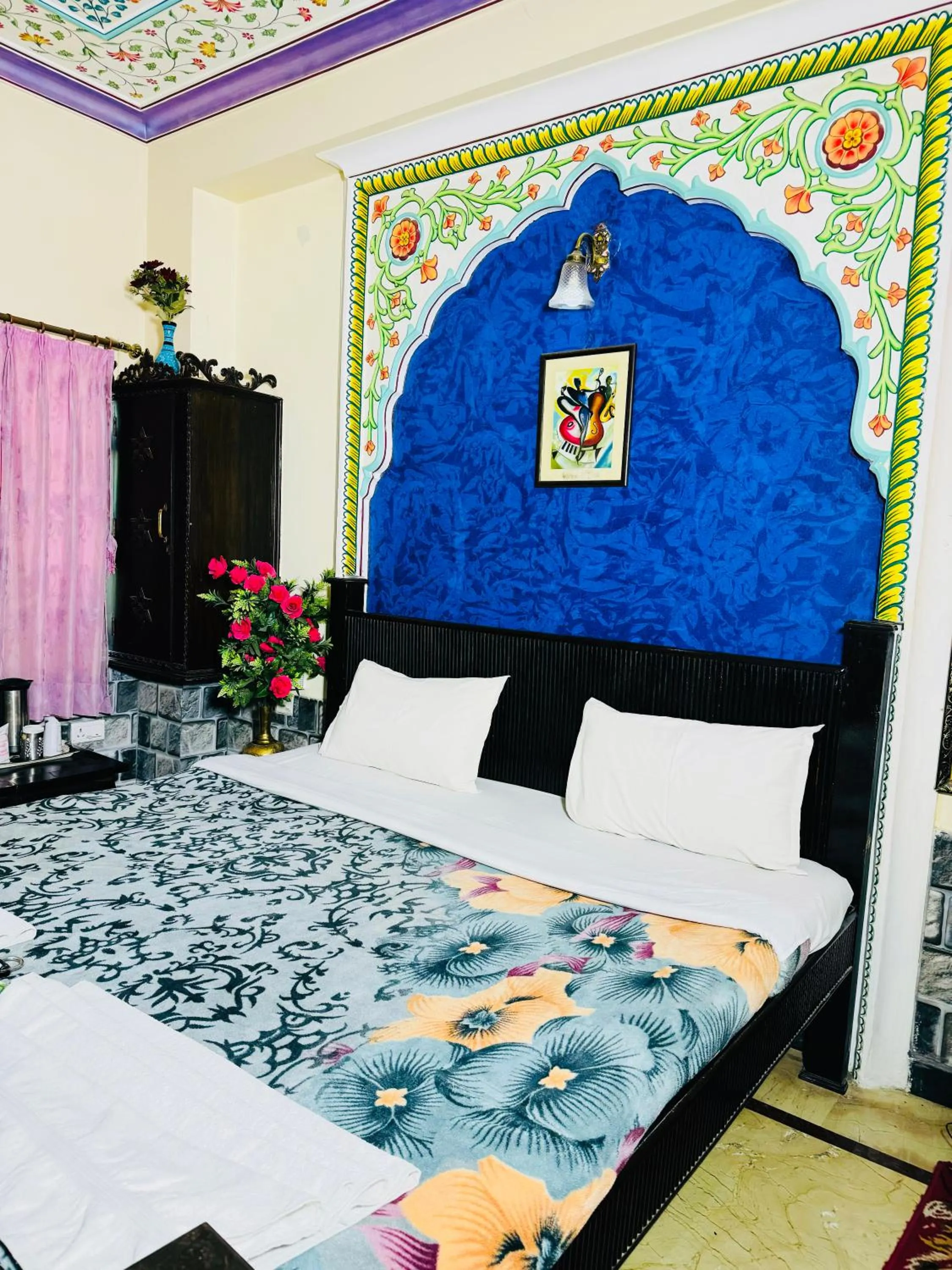 Bedroom, Bed in Hotel Moon Light Palace