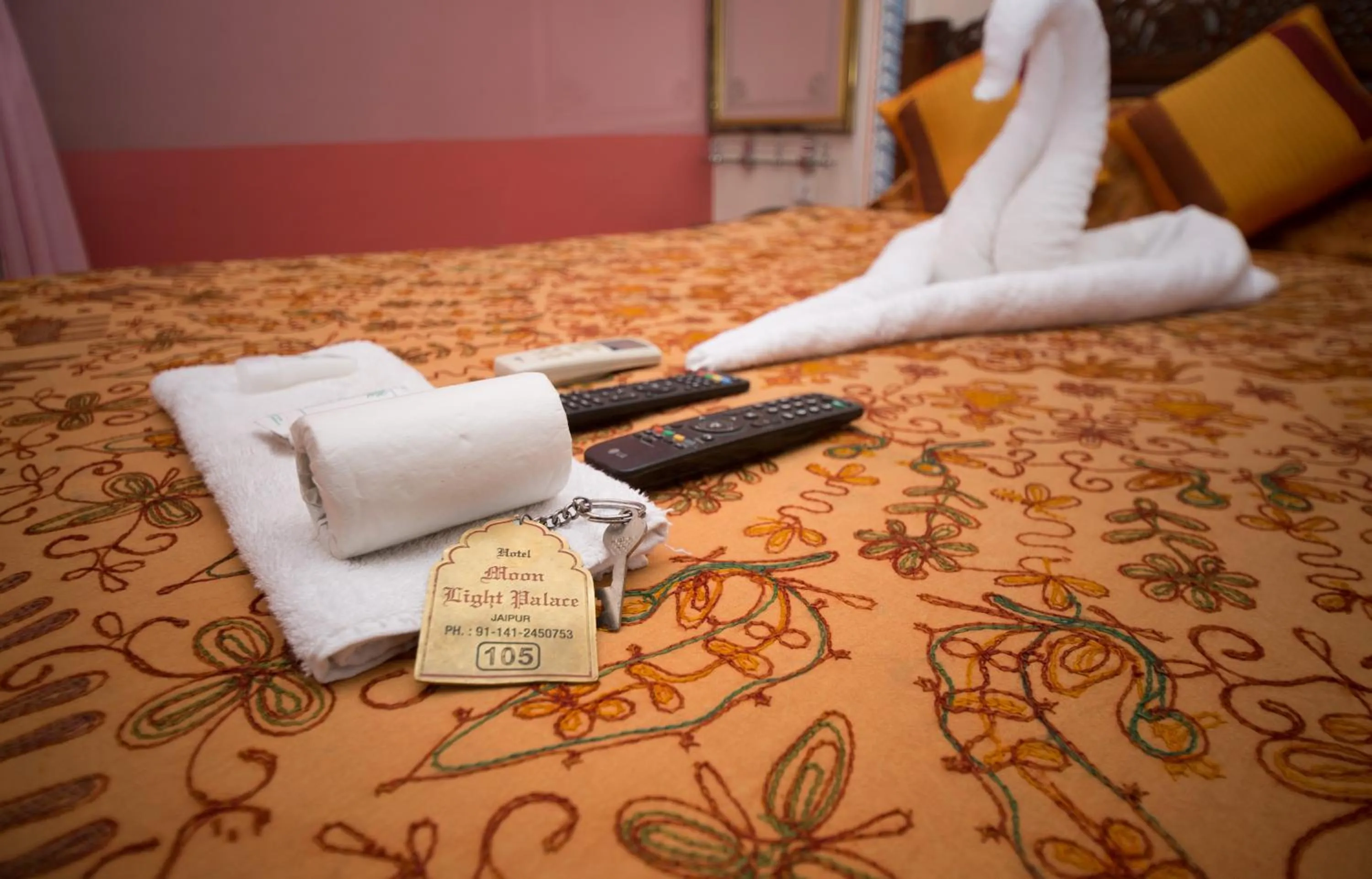 Bedroom, Bed in Hotel Moon Light Palace