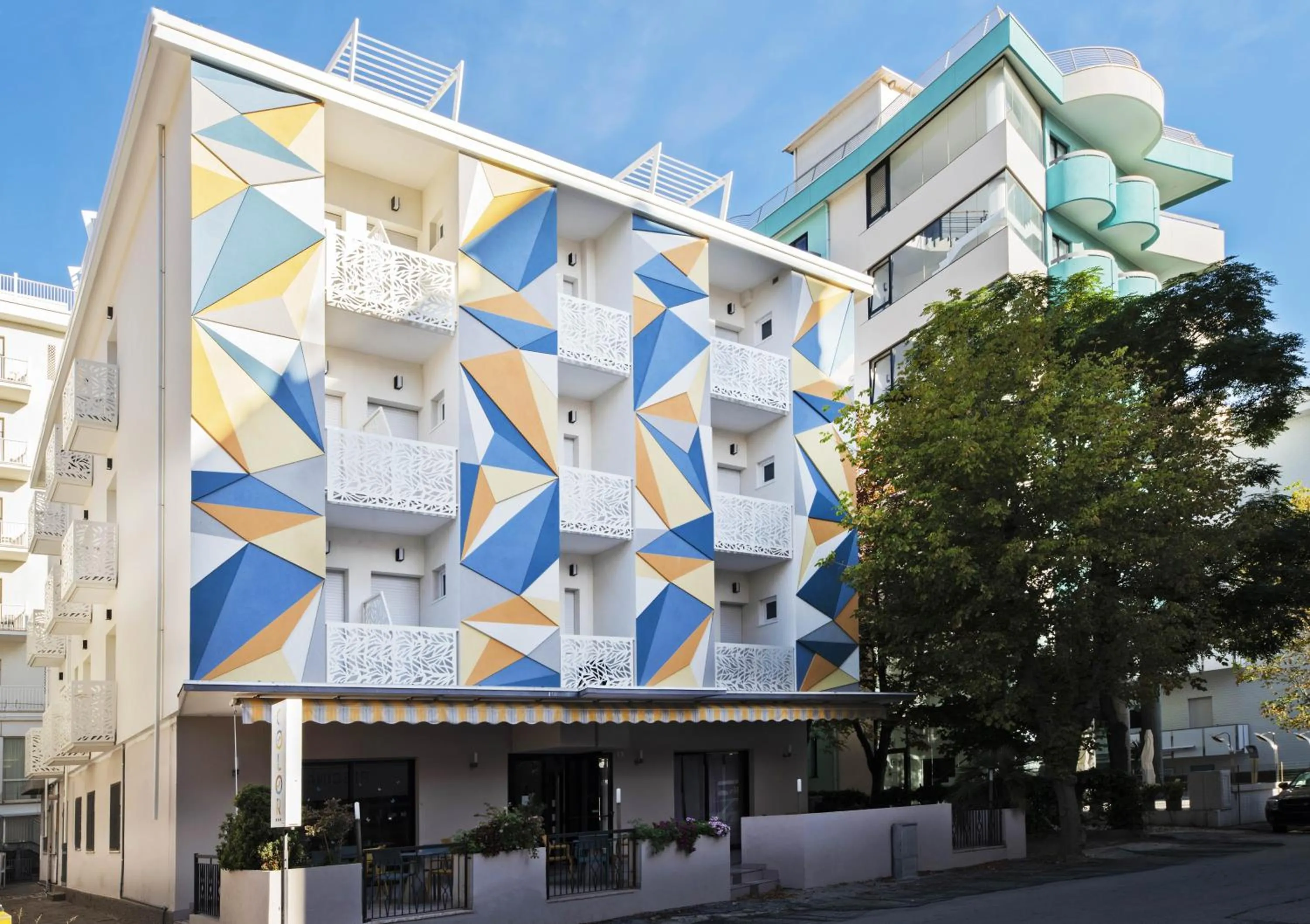 Property building in Color Hotel Rimini