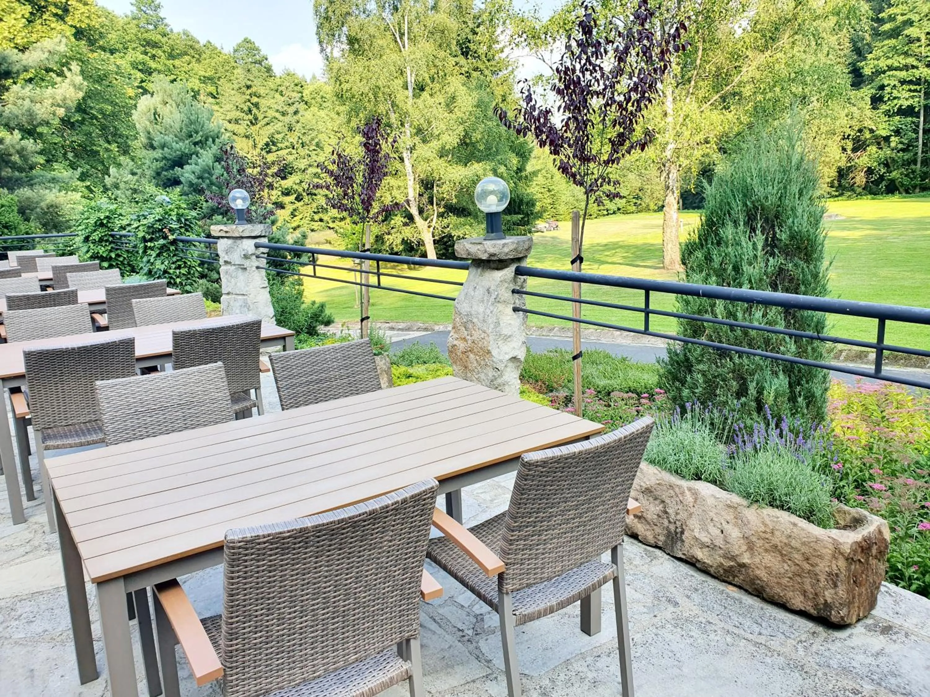Seating area in Resort Lesní Lázně