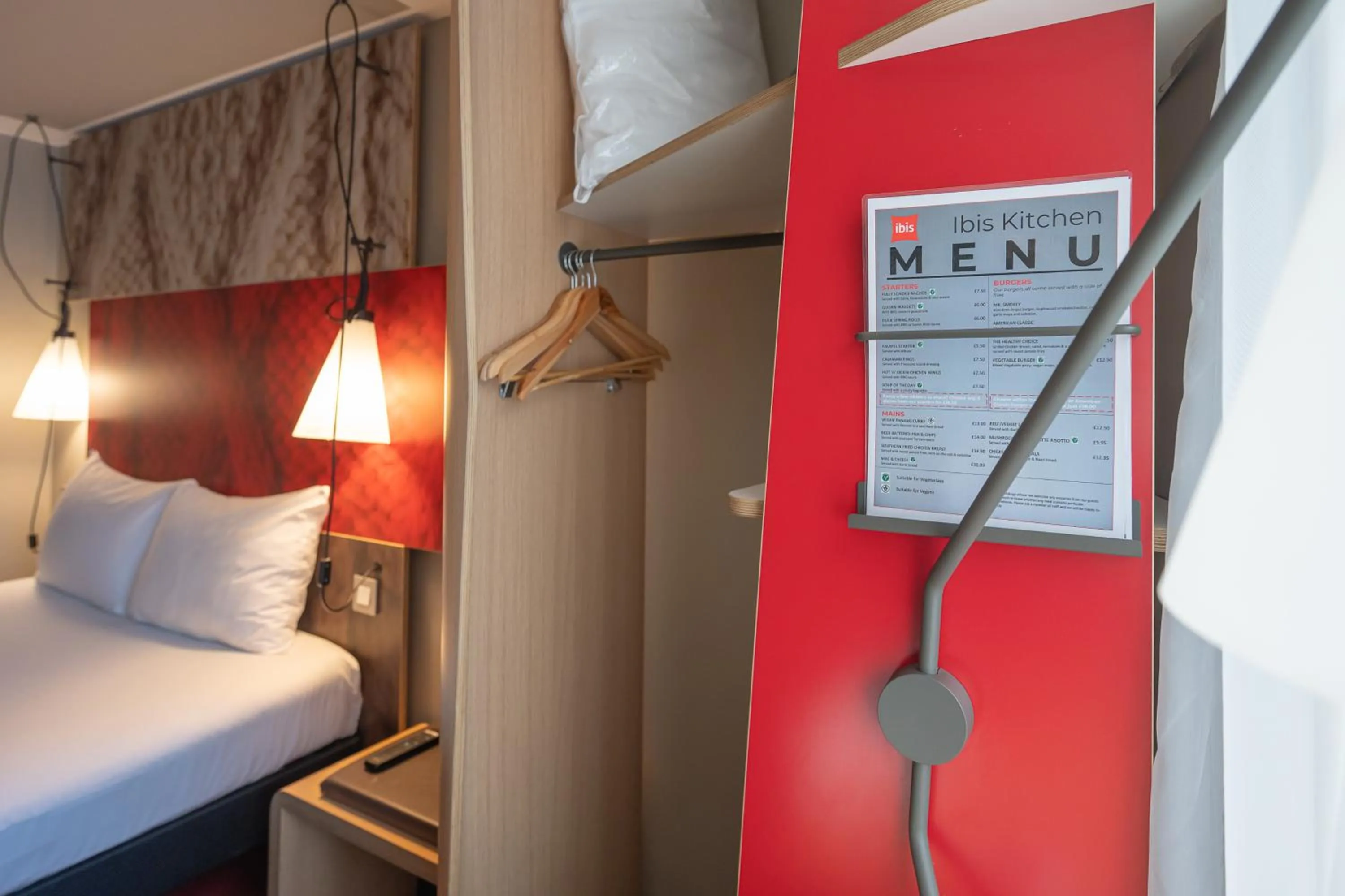 Bed in ibis Portsmouth