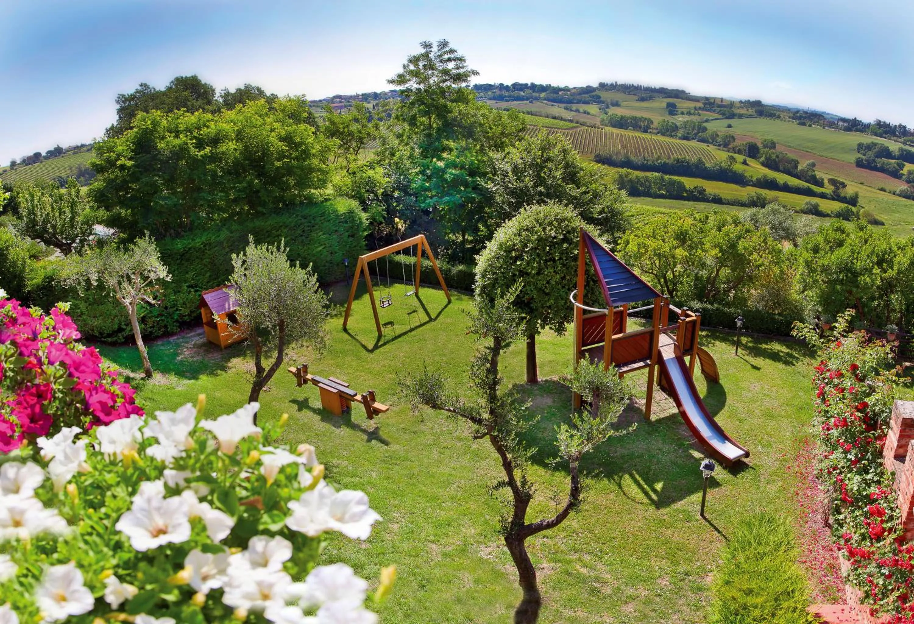 Children play ground in Borgo Tre Rose
