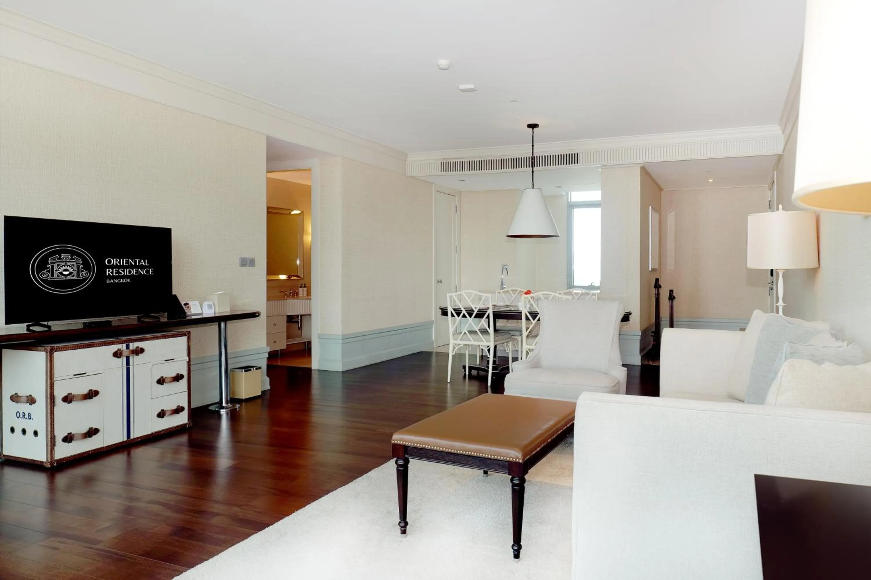 Living room in Oriental Residence Bangkok