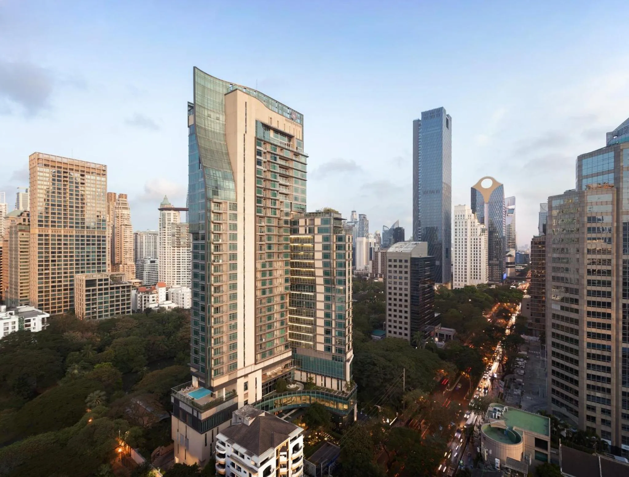 Property building in Oriental Residence Bangkok