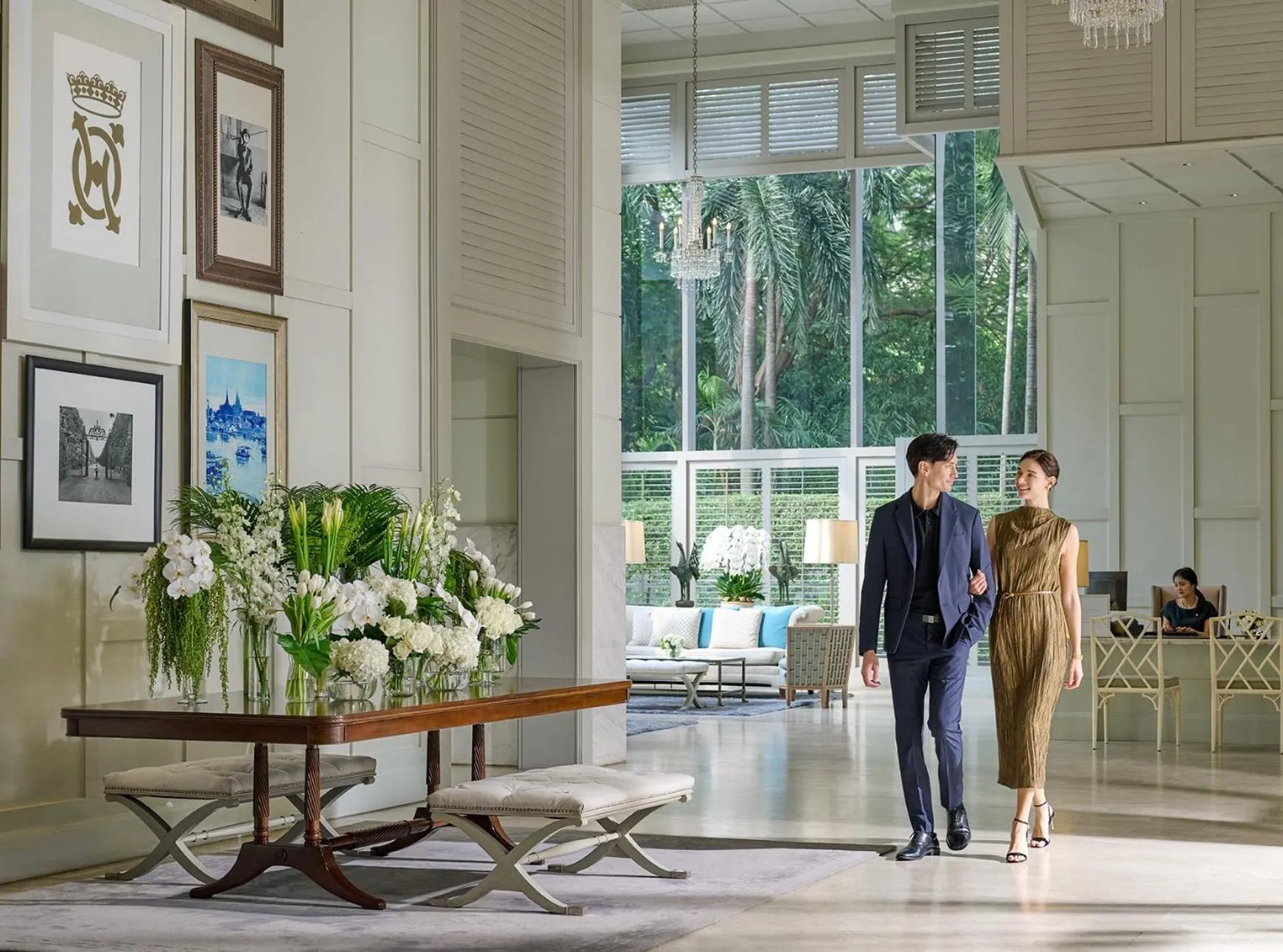 Lobby or reception in Oriental Residence Bangkok