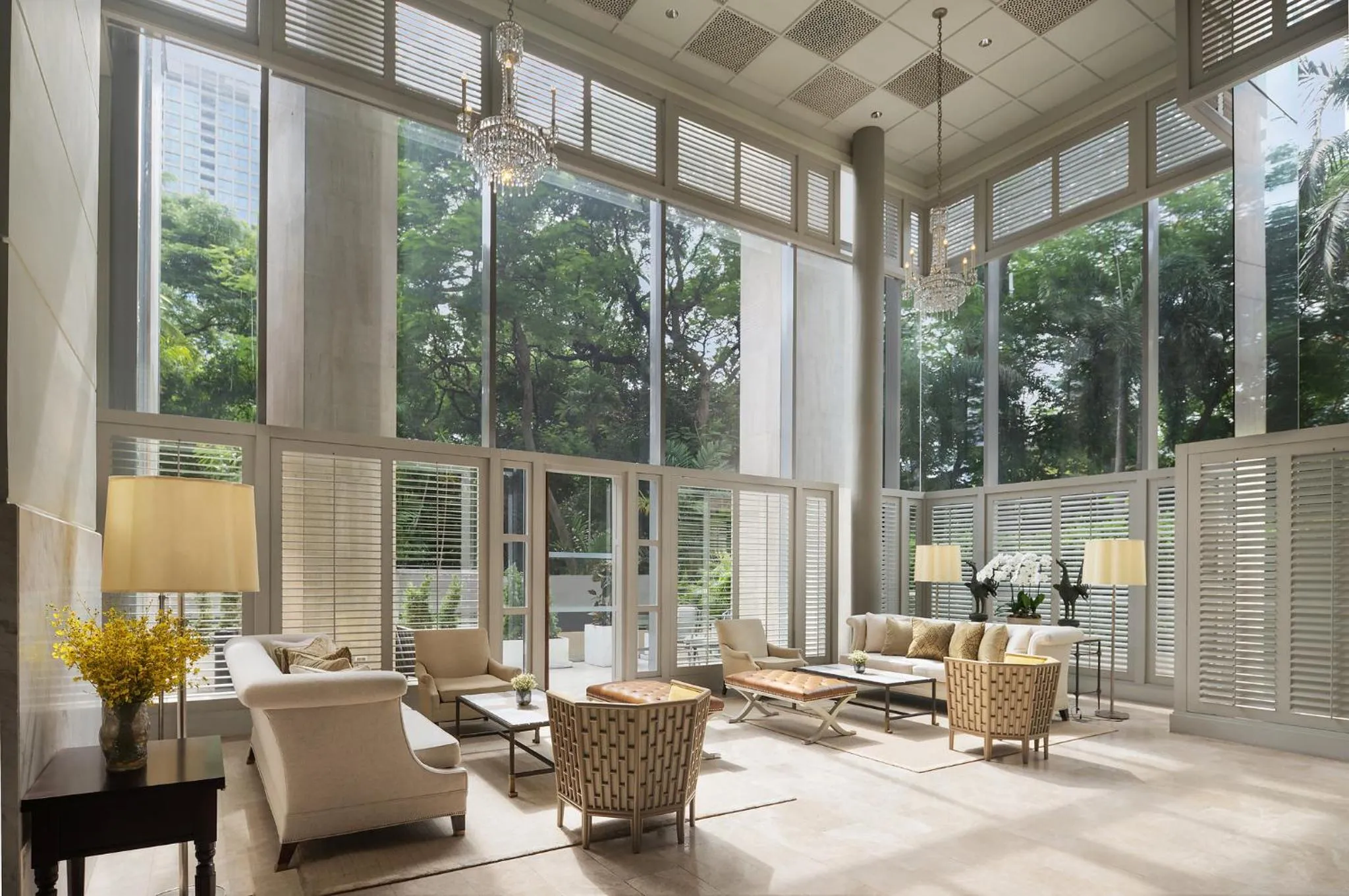 Lobby or reception in Oriental Residence Bangkok