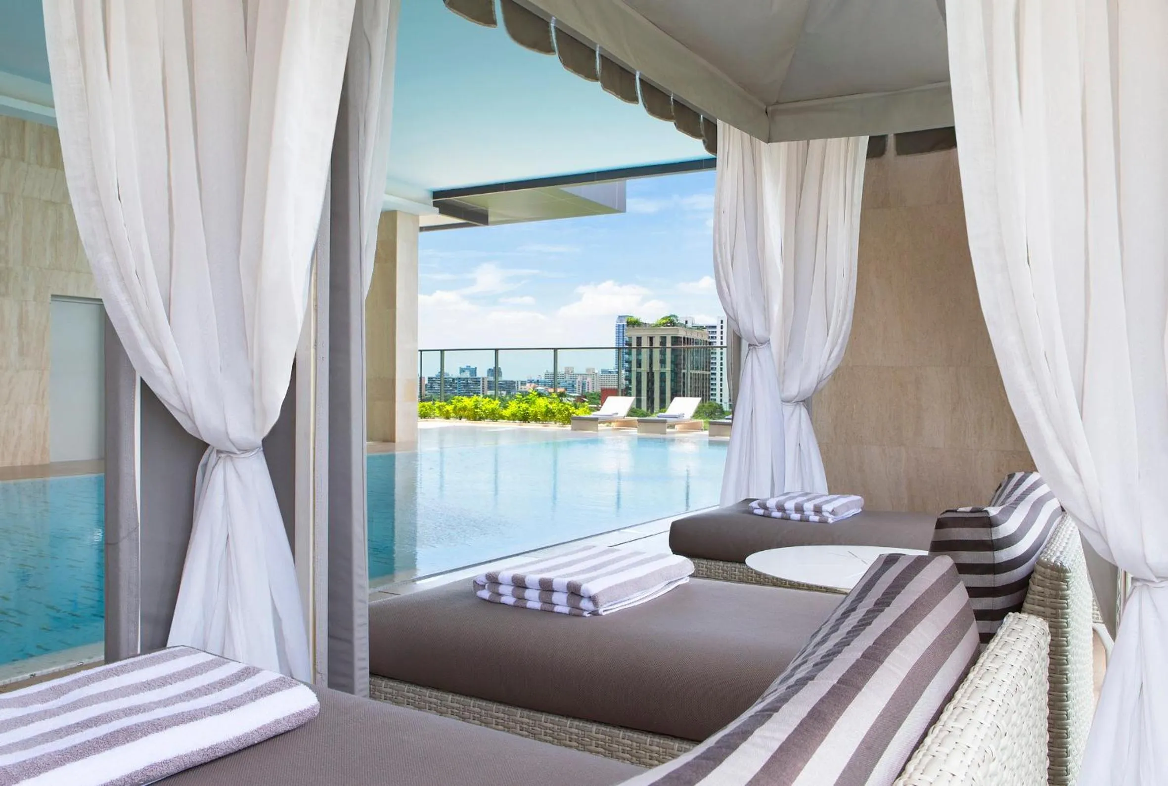 Fitness centre/facilities in Oriental Residence Bangkok