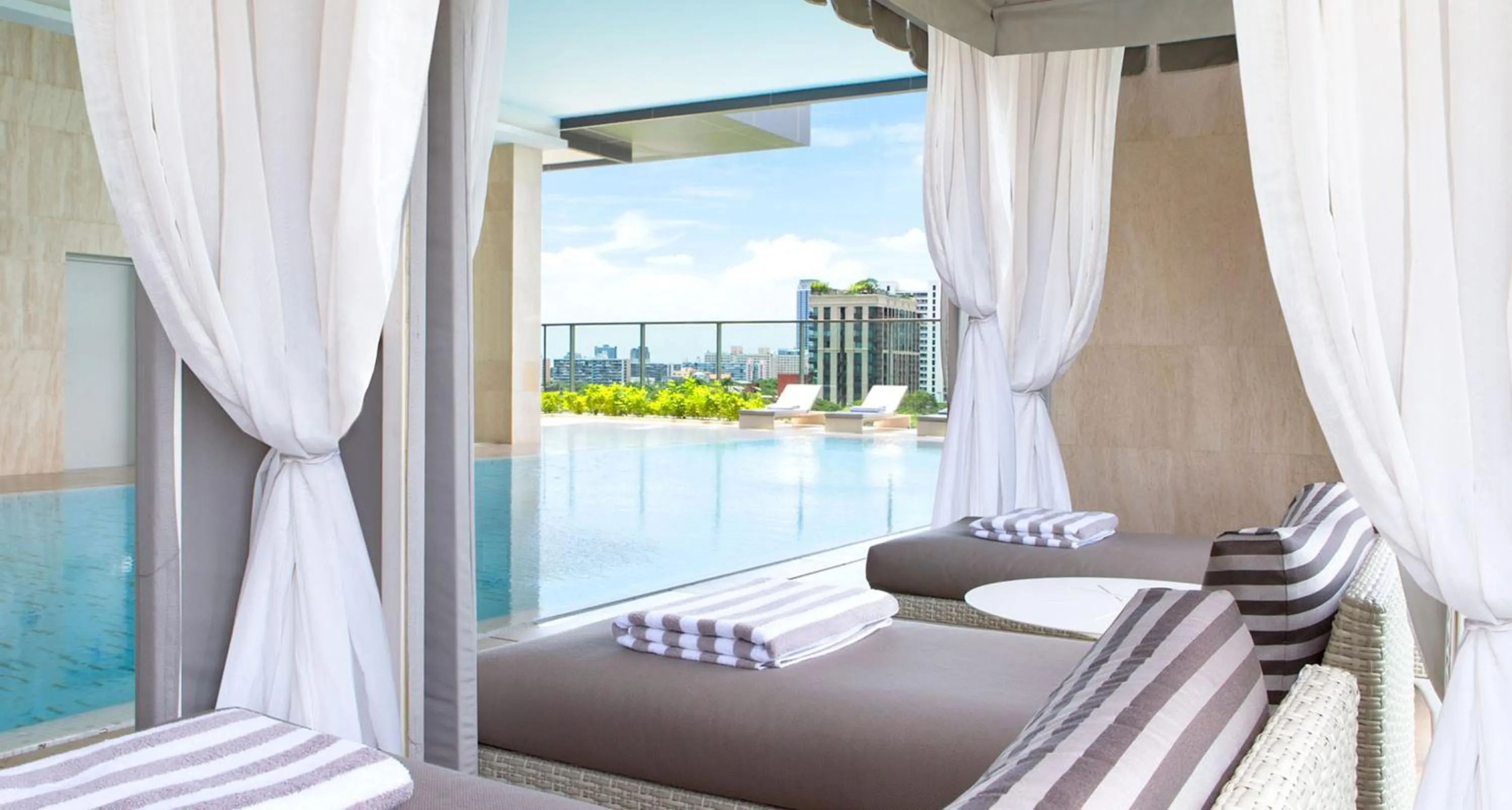 Balcony/Terrace in Oriental Residence Bangkok