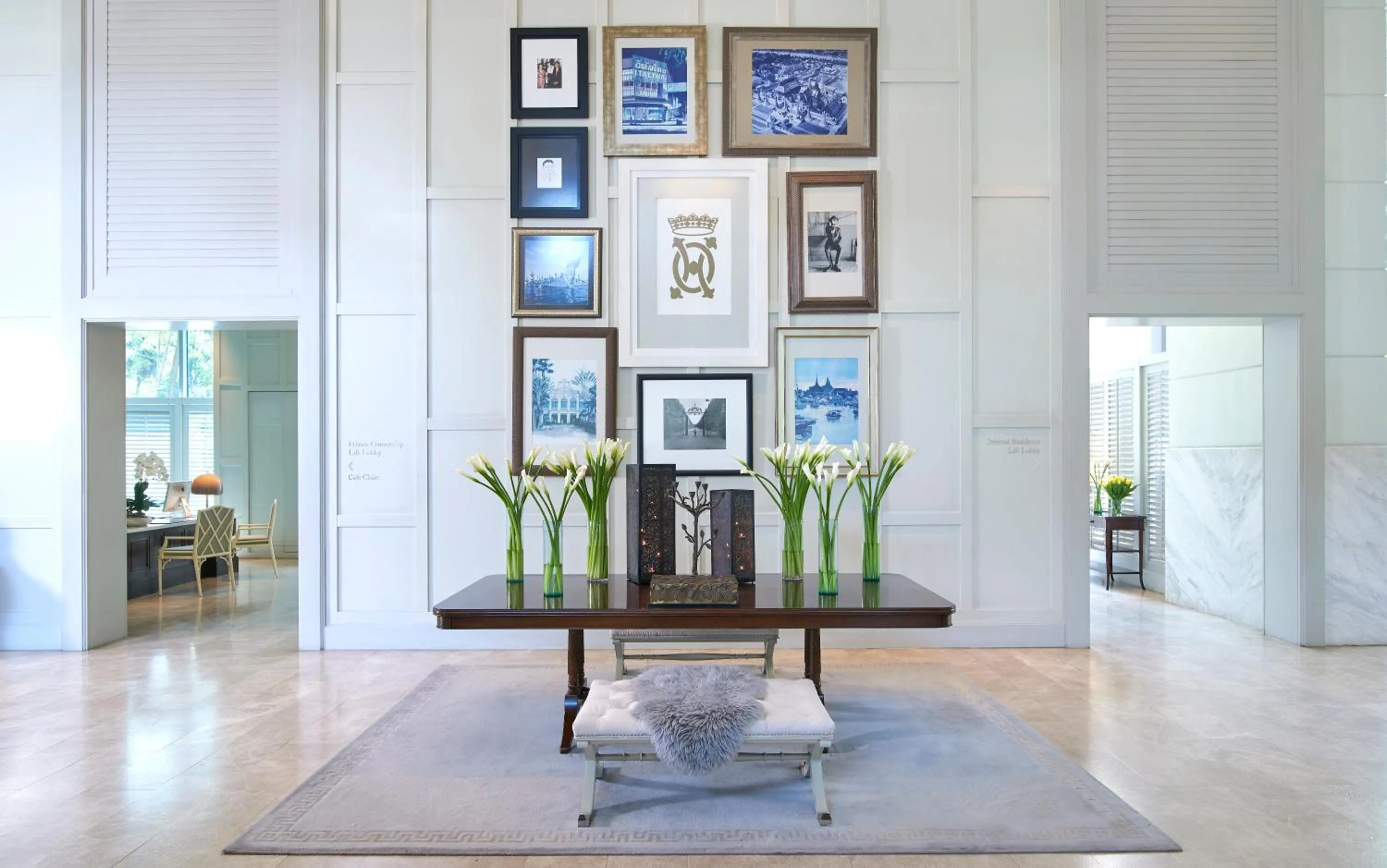 Lobby or reception in Oriental Residence Bangkok