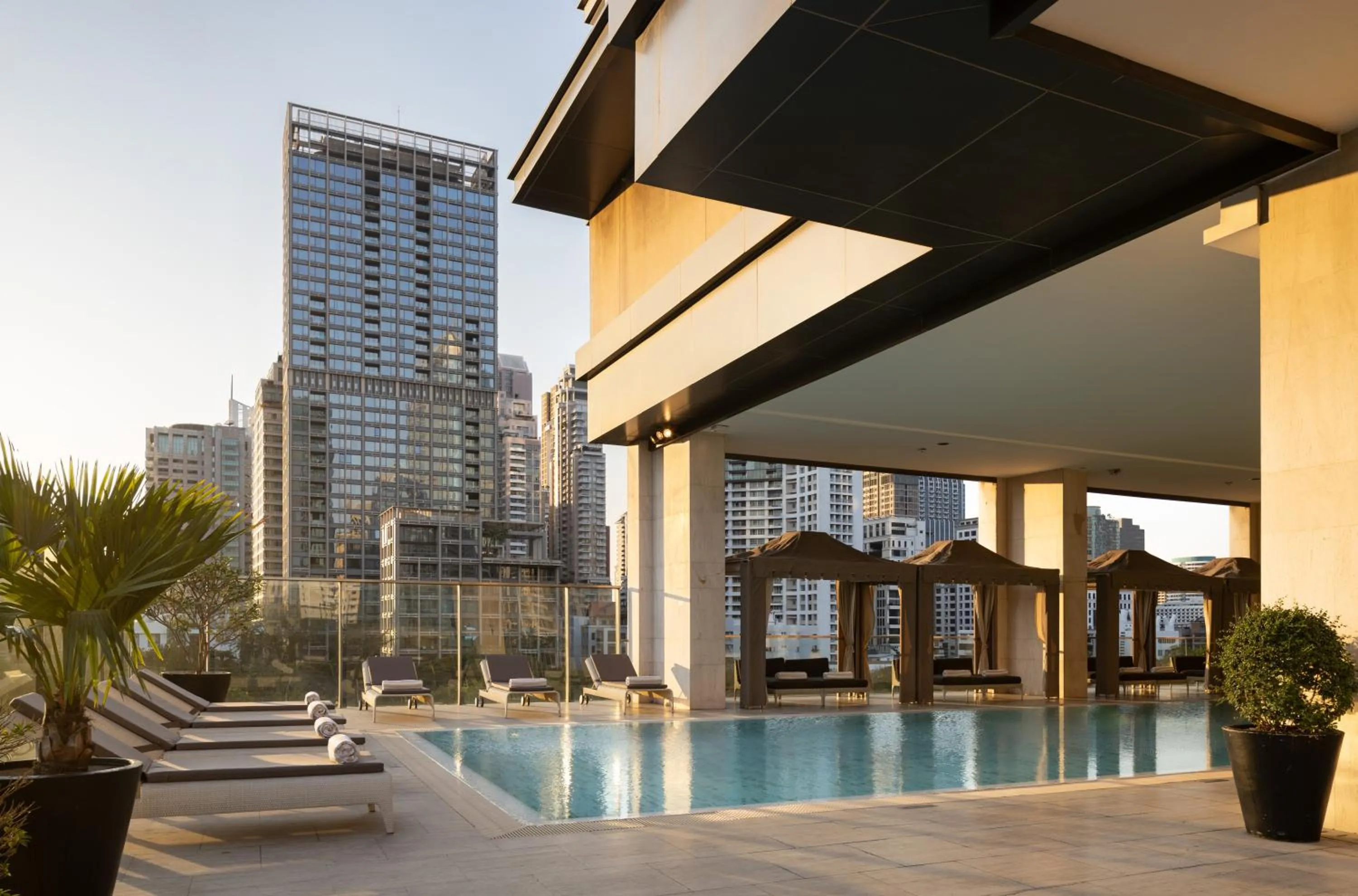 Balcony/Terrace in Oriental Residence Bangkok