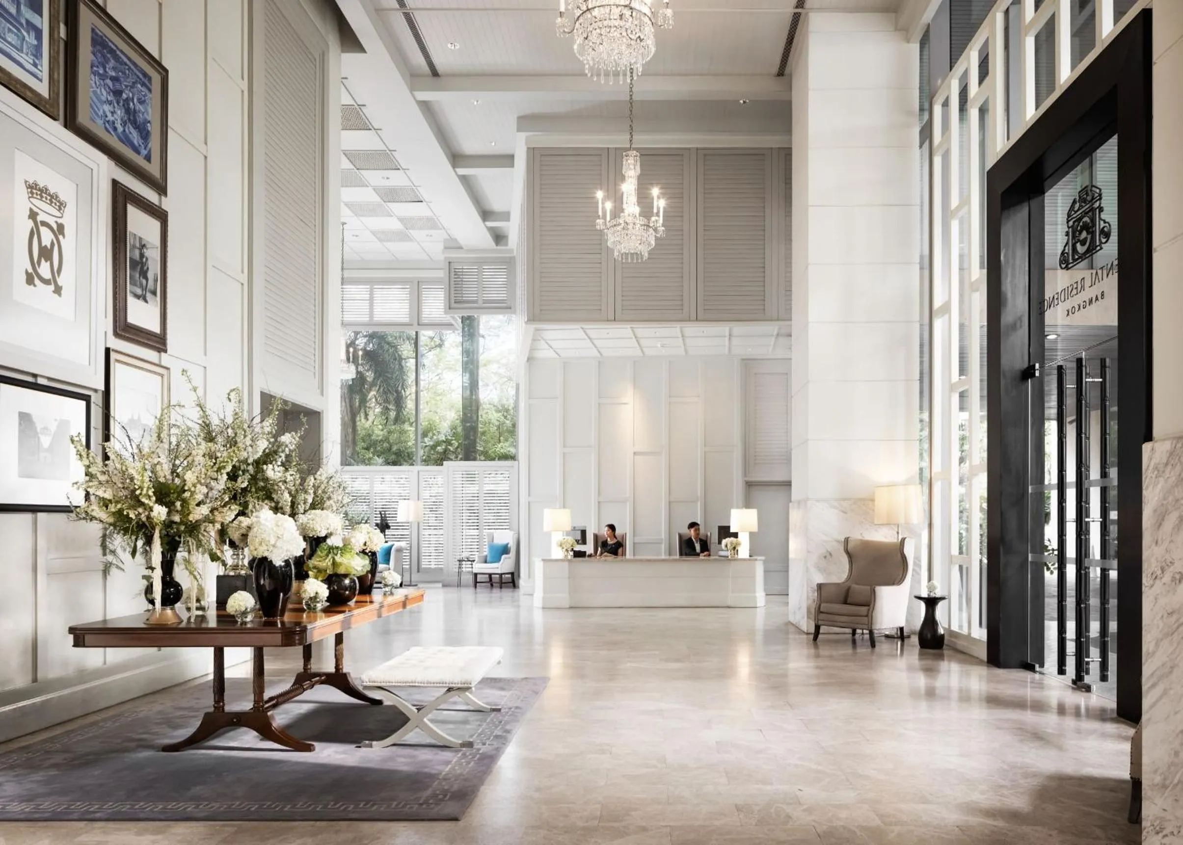 Lobby or reception in Oriental Residence Bangkok