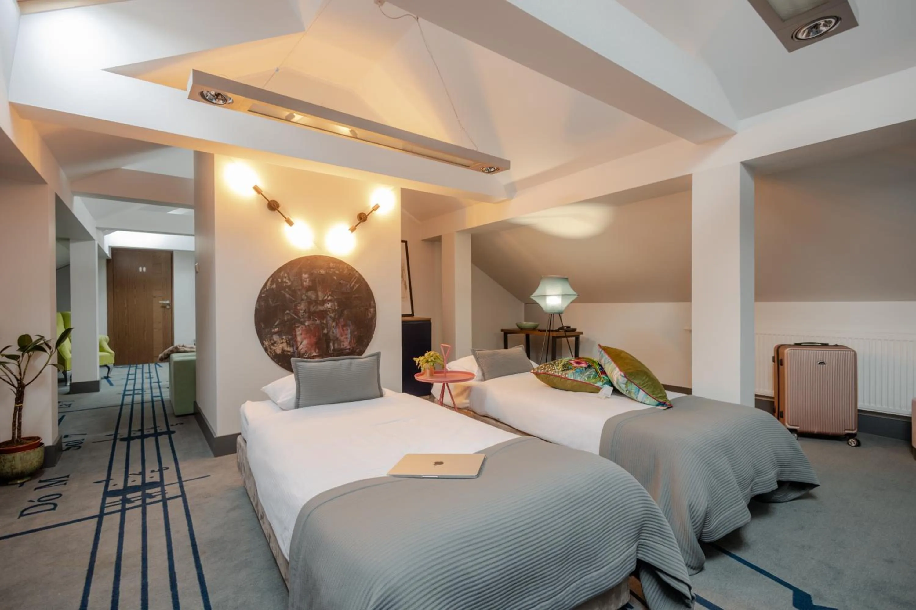 Bed in Hotel Beethoven