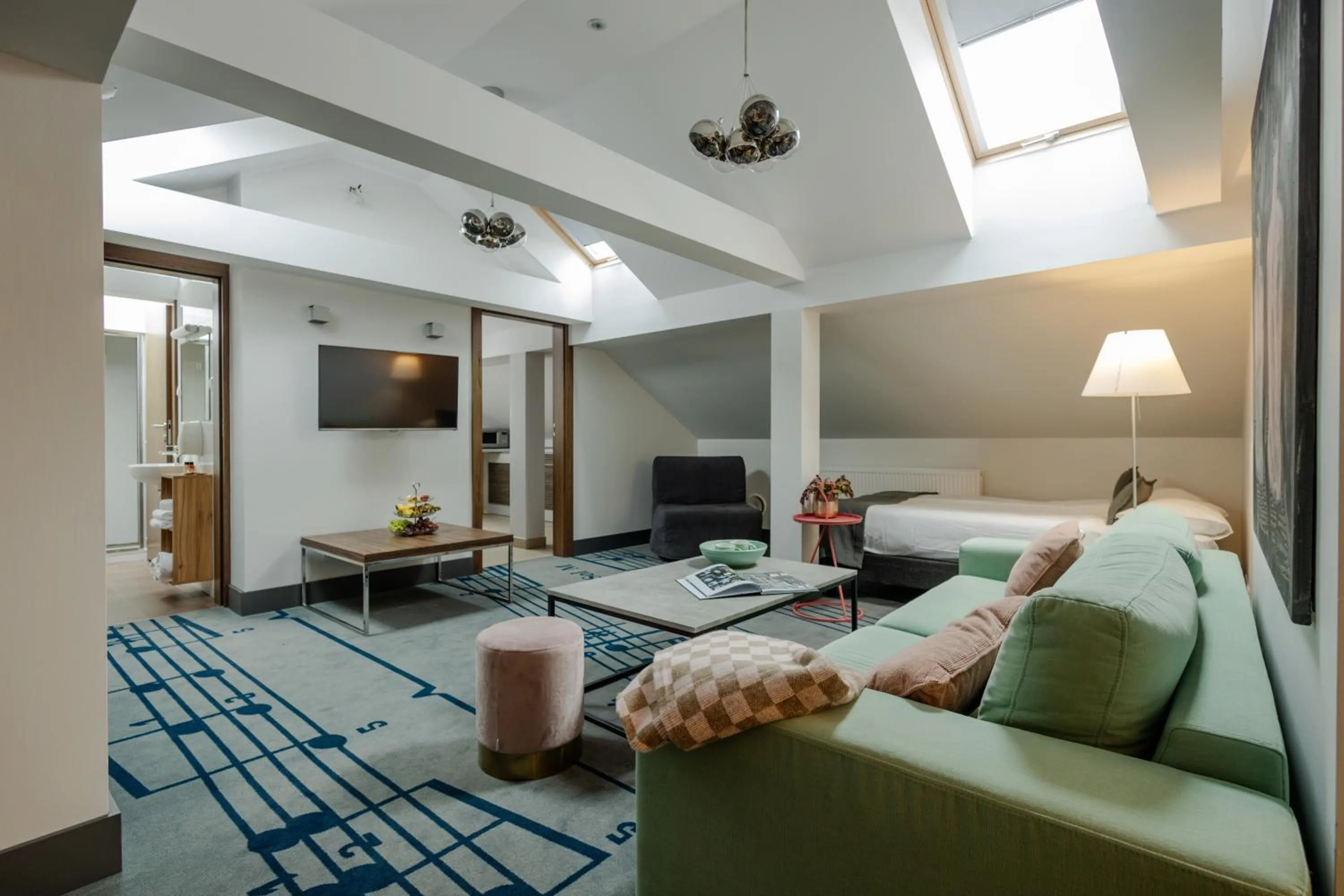 Bed in Hotel Beethoven