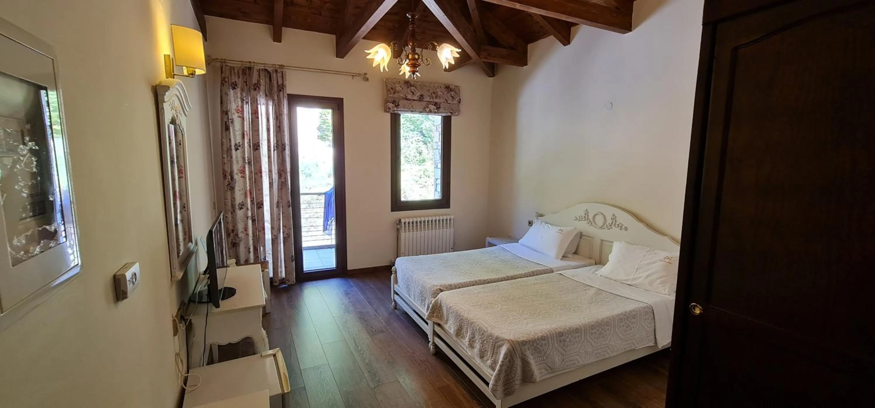 Bedroom, Bed in Manthos Mountain Resort & Spa