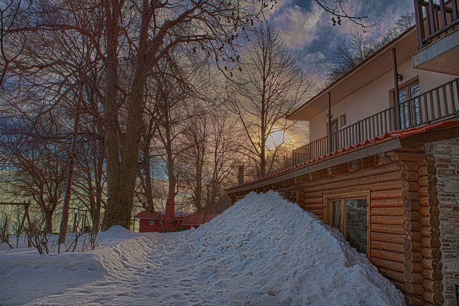 Patio in Manthos Mountain Resort & Spa