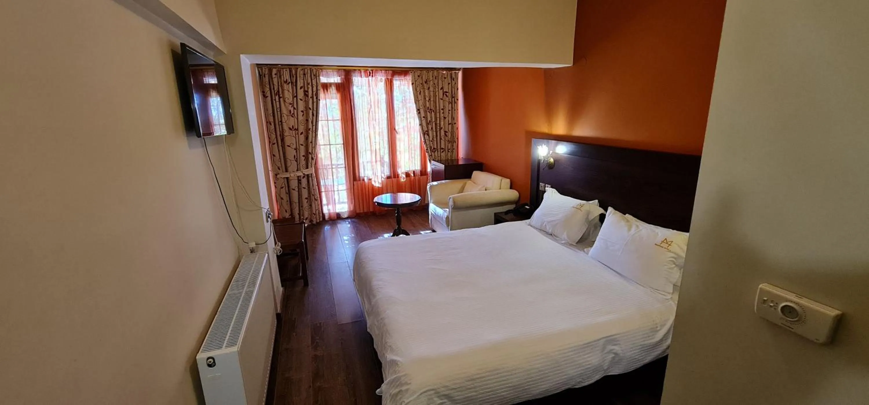 Bedroom, Bed in Manthos Mountain Resort & Spa