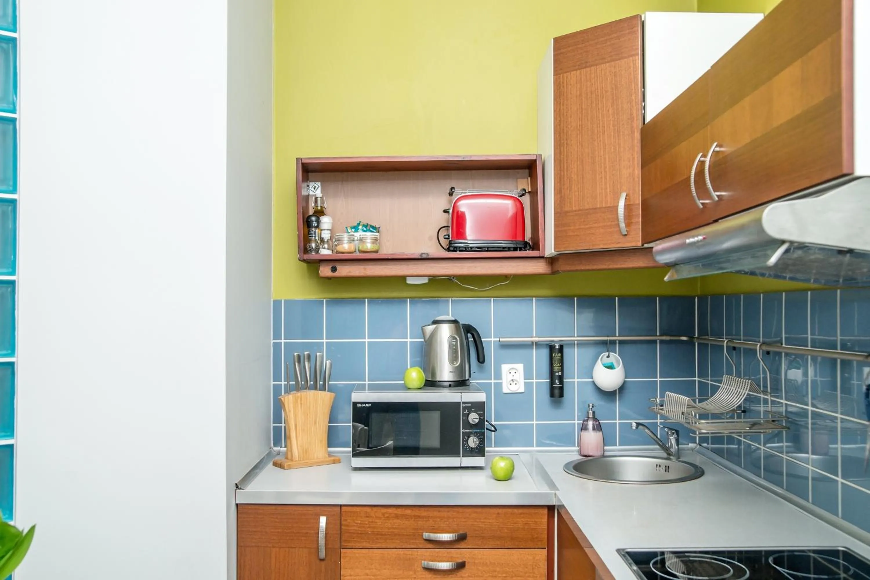 Kitchen or kitchenette in Red Kurka Apartments