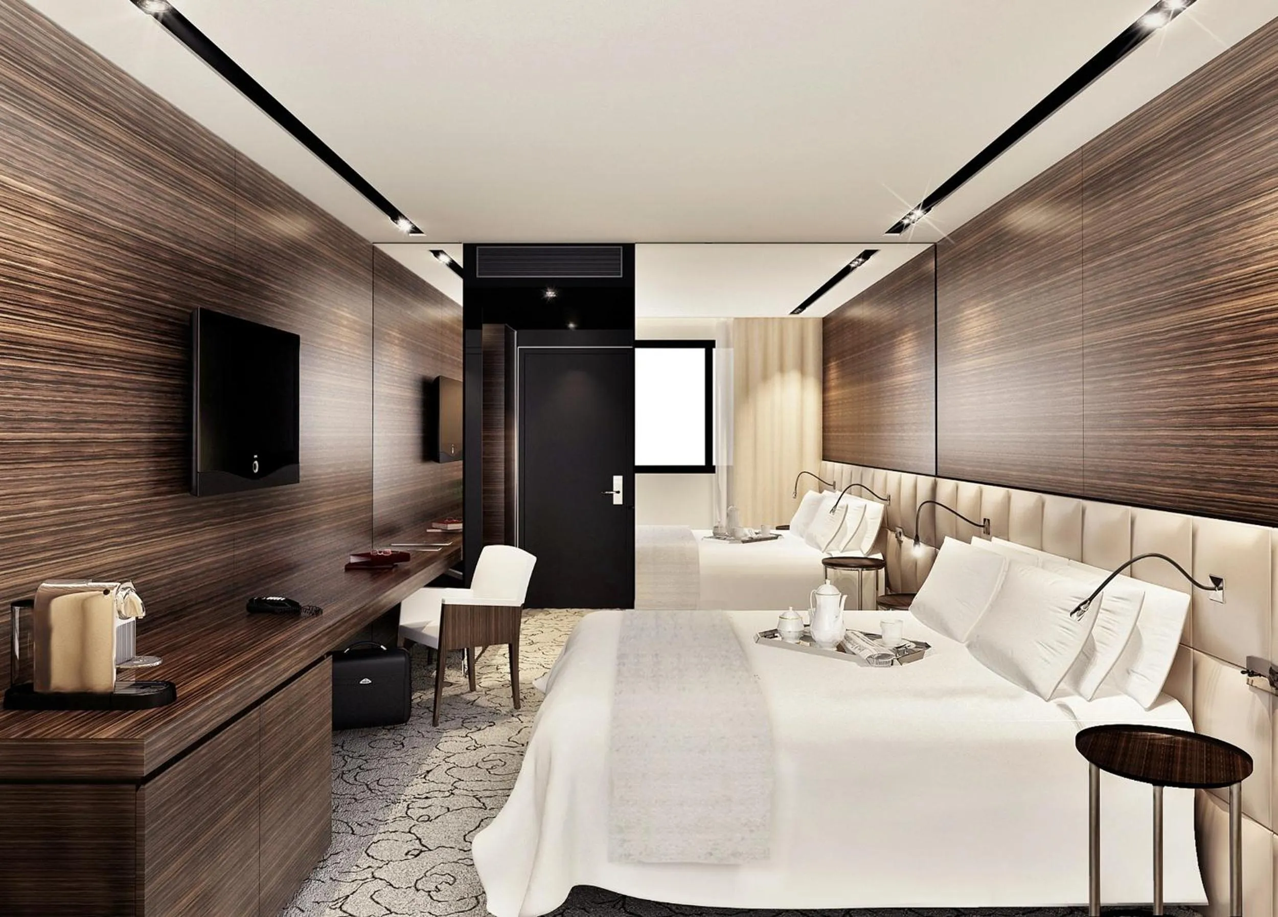 Bedroom, Bed in Howard Hotel Paris Orly Airport