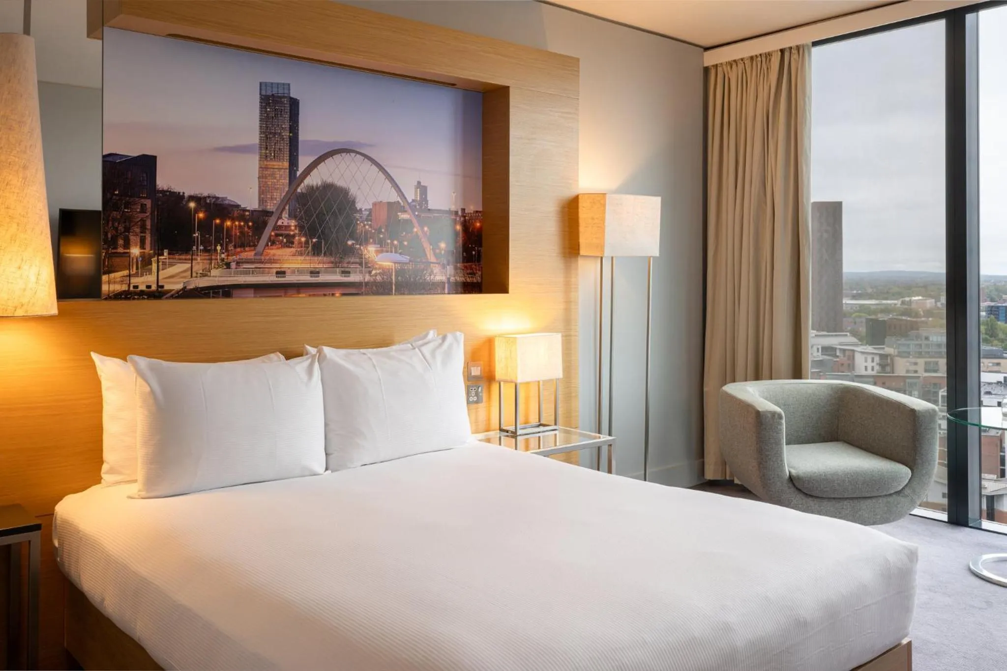 Photo of the whole room, Bed in The Manchester Deansgate Hotel, by IHG