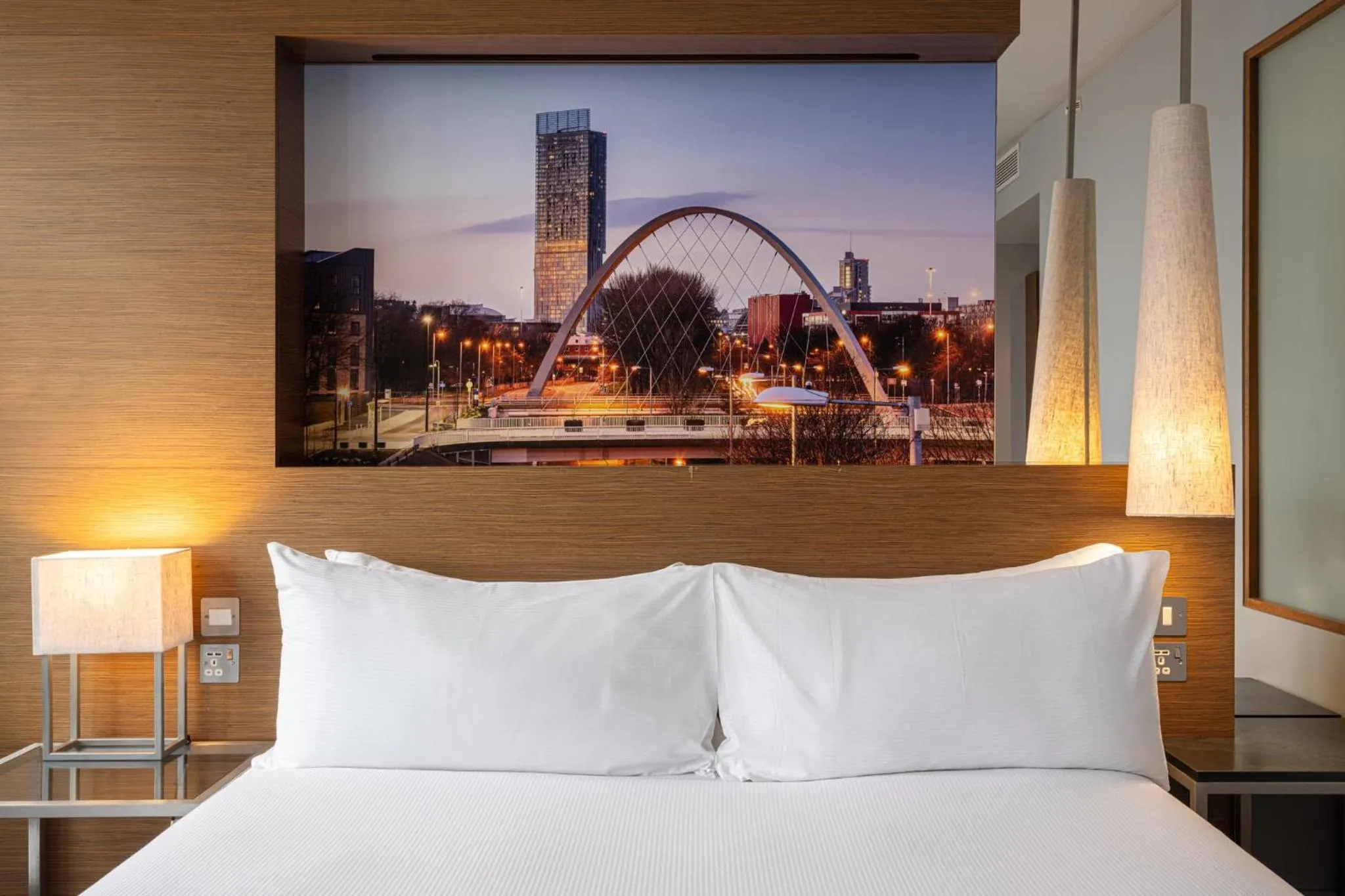 Photo of the whole room, Bed in The Manchester Deansgate Hotel, by IHG