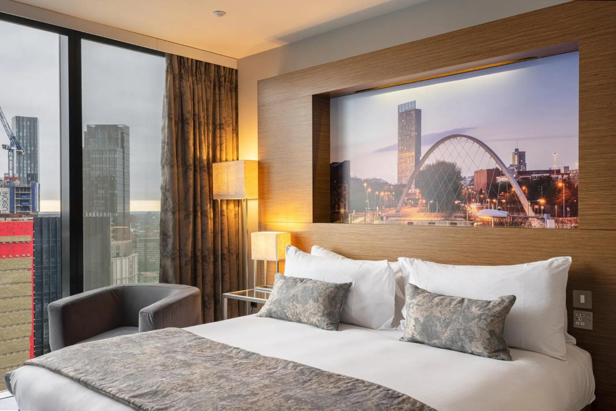 Photo of the whole room, Bed in The Manchester Deansgate Hotel, by IHG