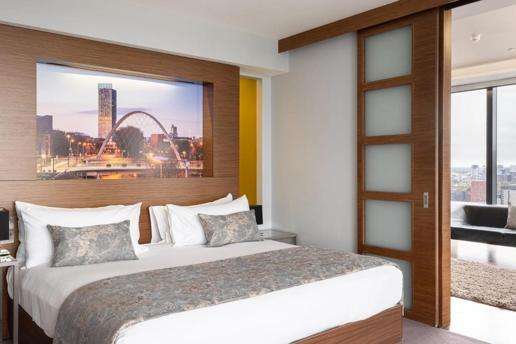Photo of the whole room, Bed in The Manchester Deansgate Hotel, by IHG