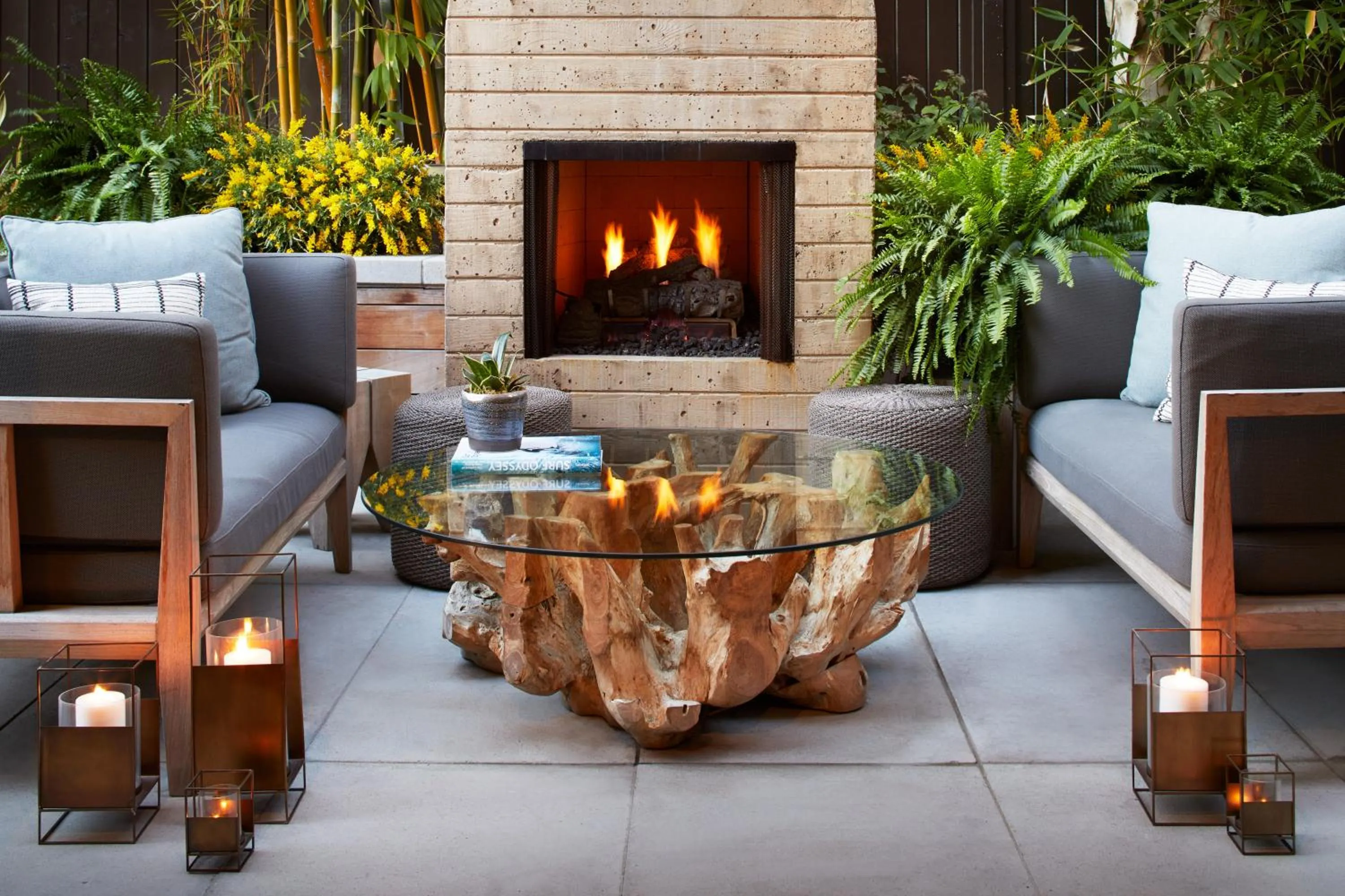 Patio in Ambrose Hotel