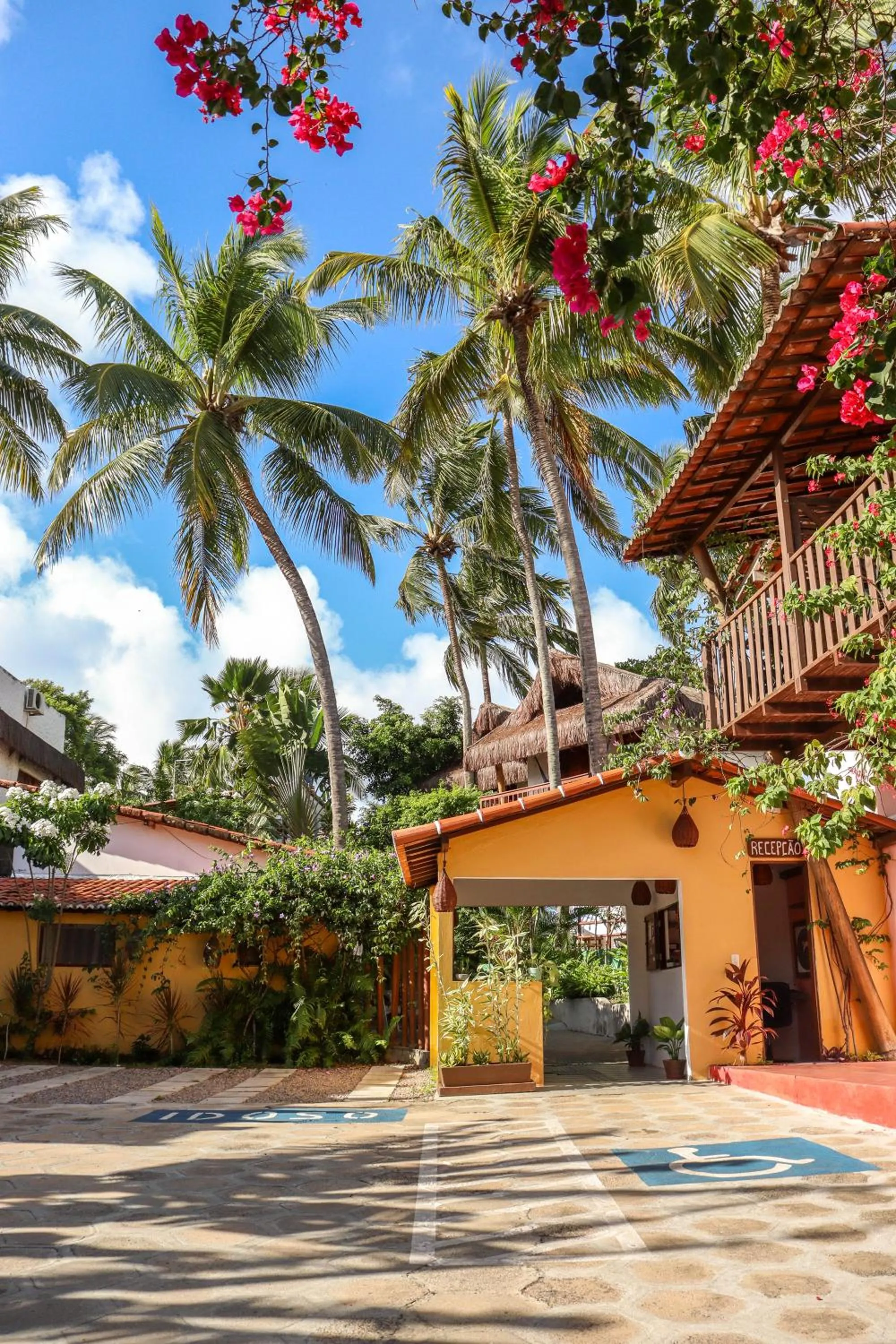 Property building in Pousada Aconchego da Pipa