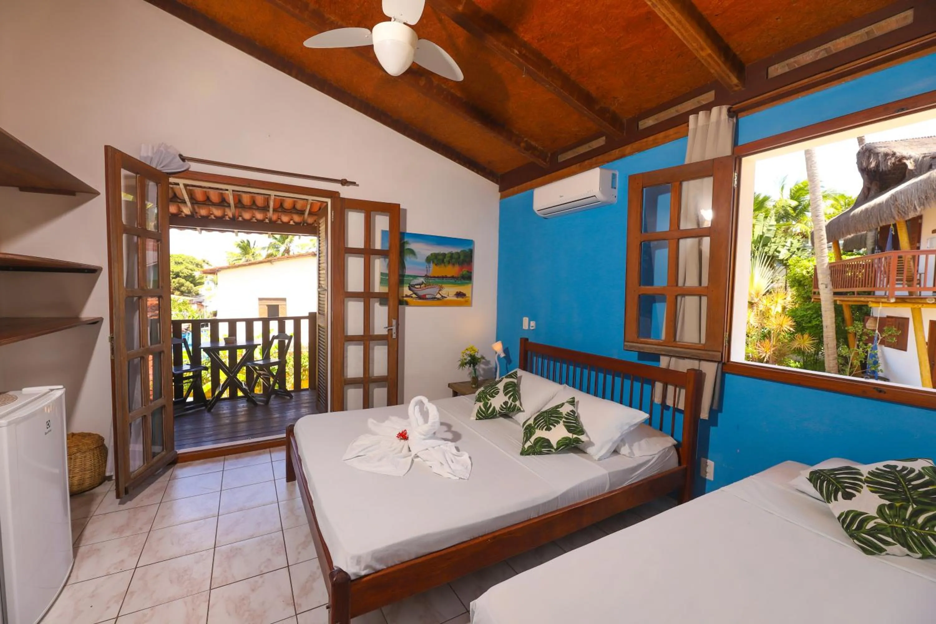 Bed in Pousada Aconchego da Pipa