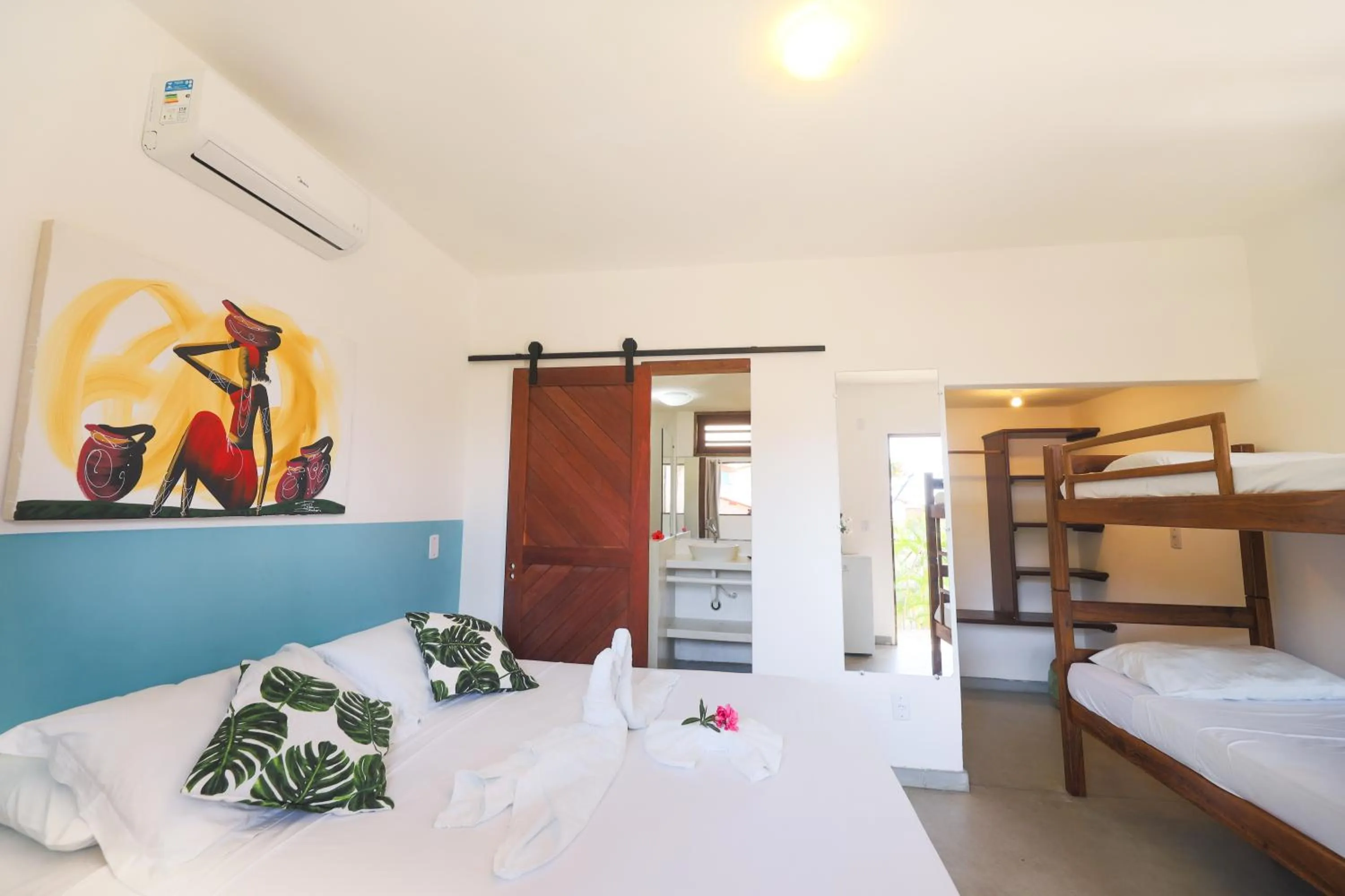 Bed in Pousada Aconchego da Pipa