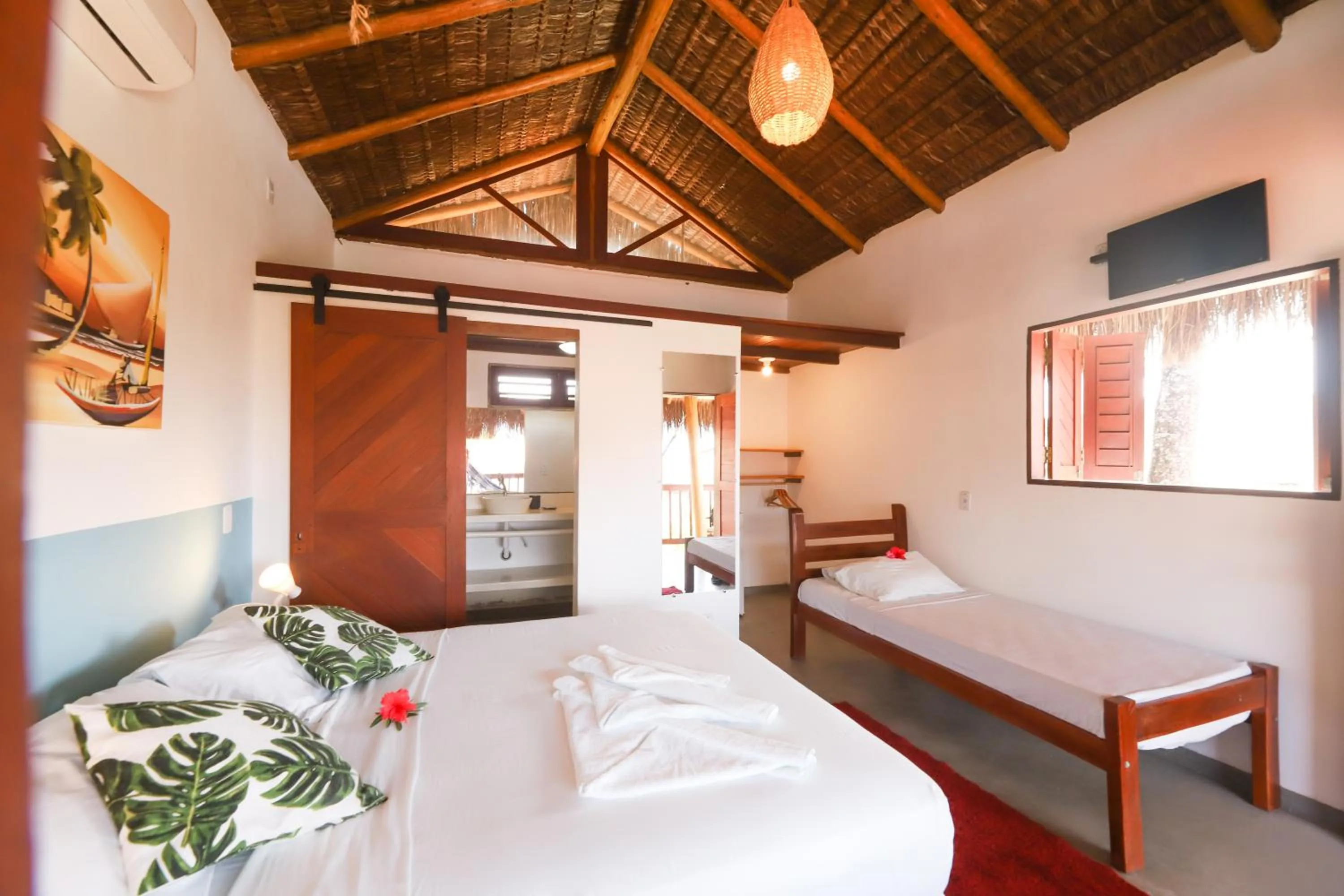 Bed in Pousada Aconchego da Pipa