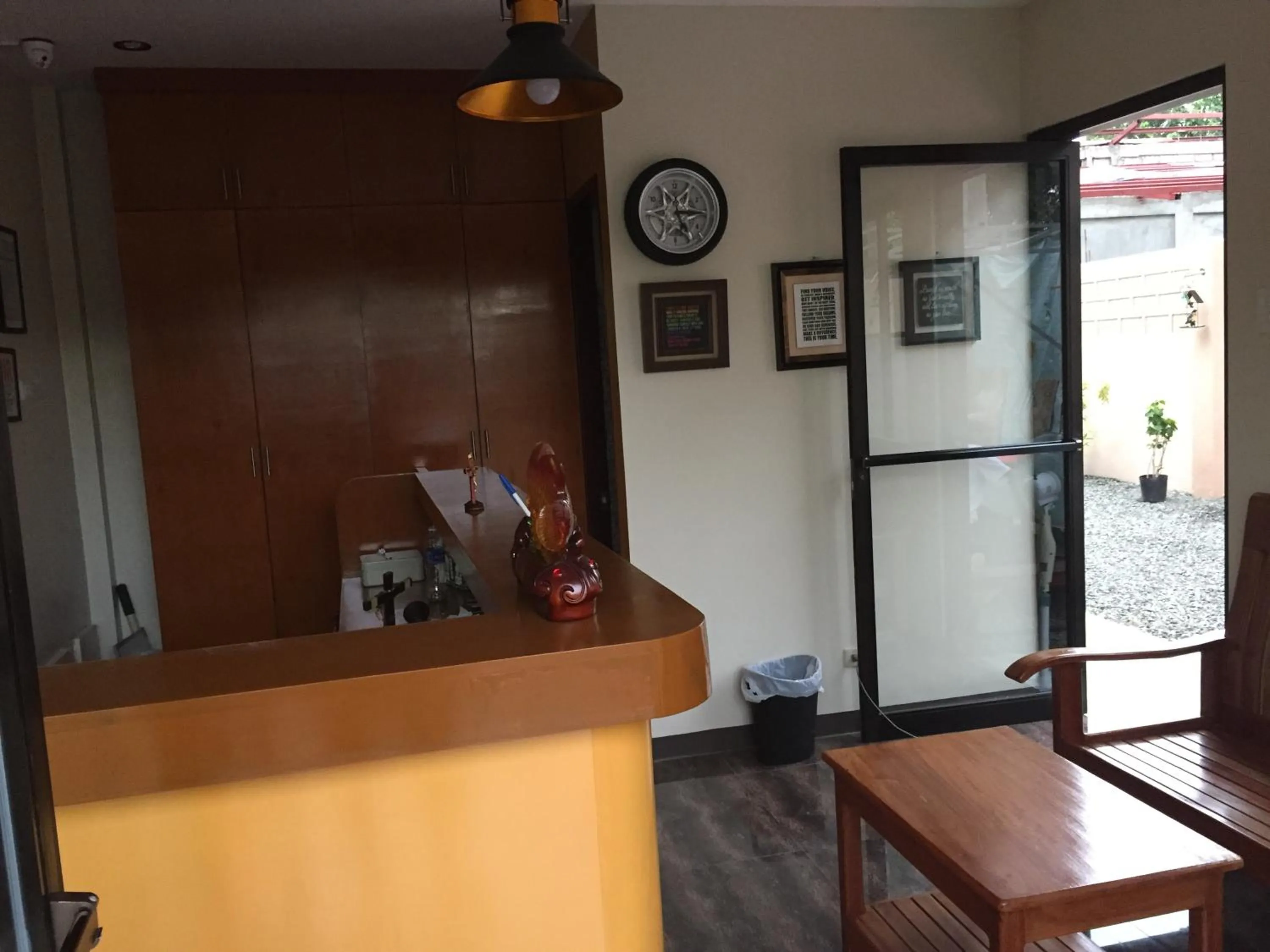 Lobby or reception in Golden Pension House,Palawan
