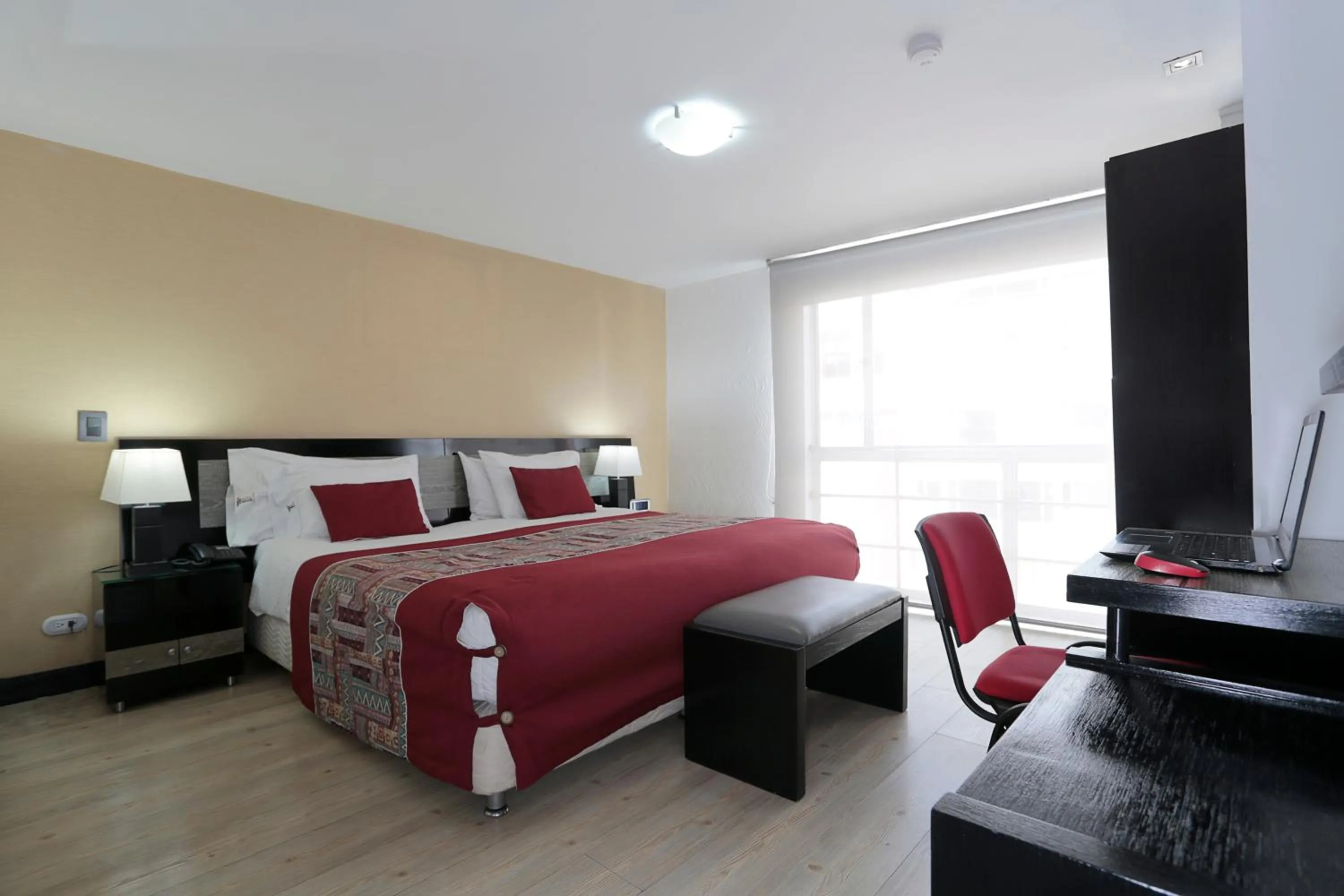 Photo of the whole room, Bed in Hotel Bogota Expocomfort - Embajada Americana