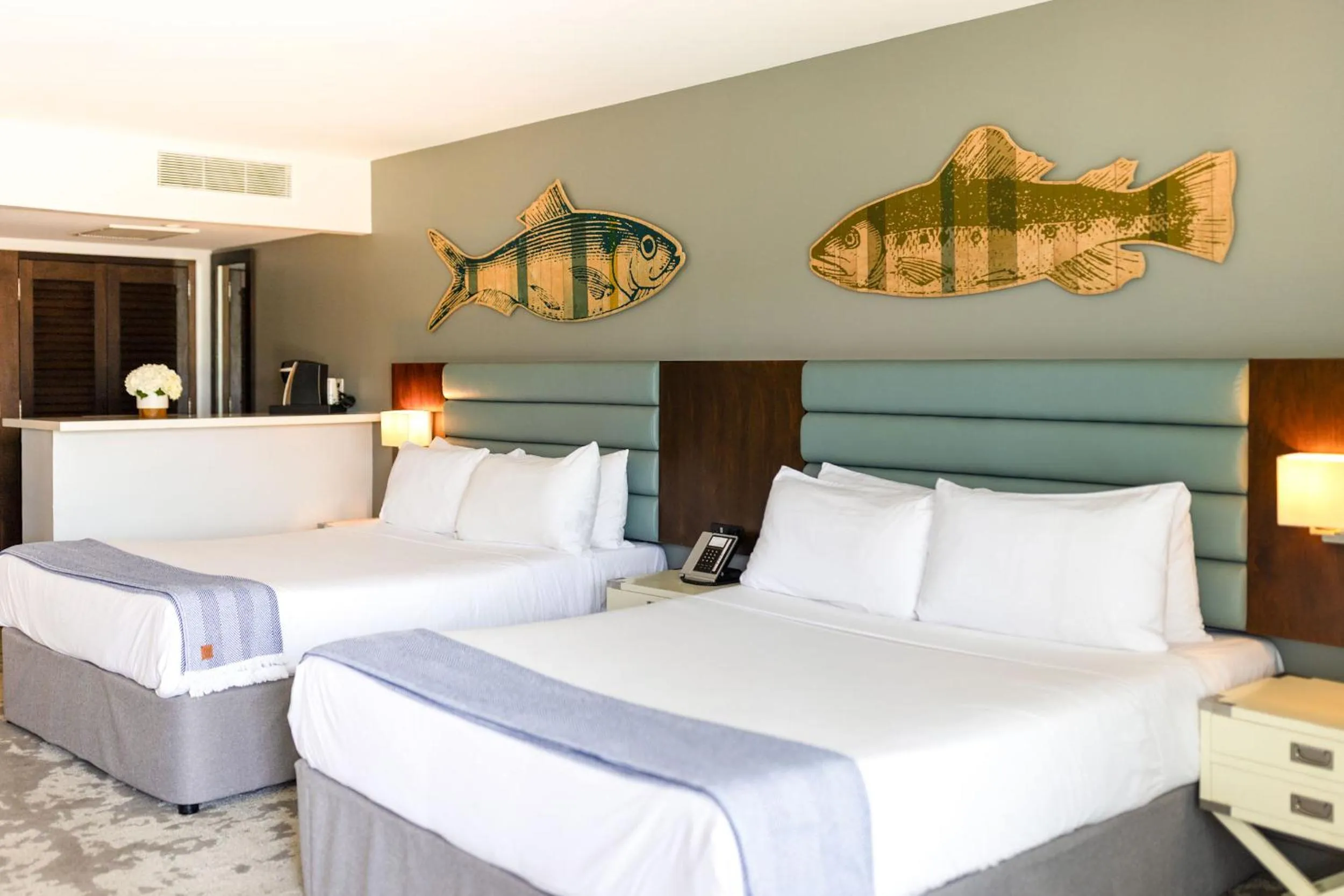 Bed in Lakehouse Resort