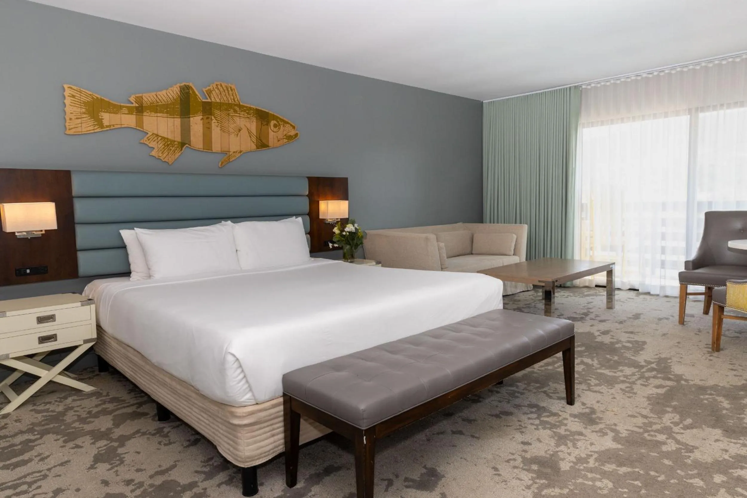 Bed in Lakehouse Resort