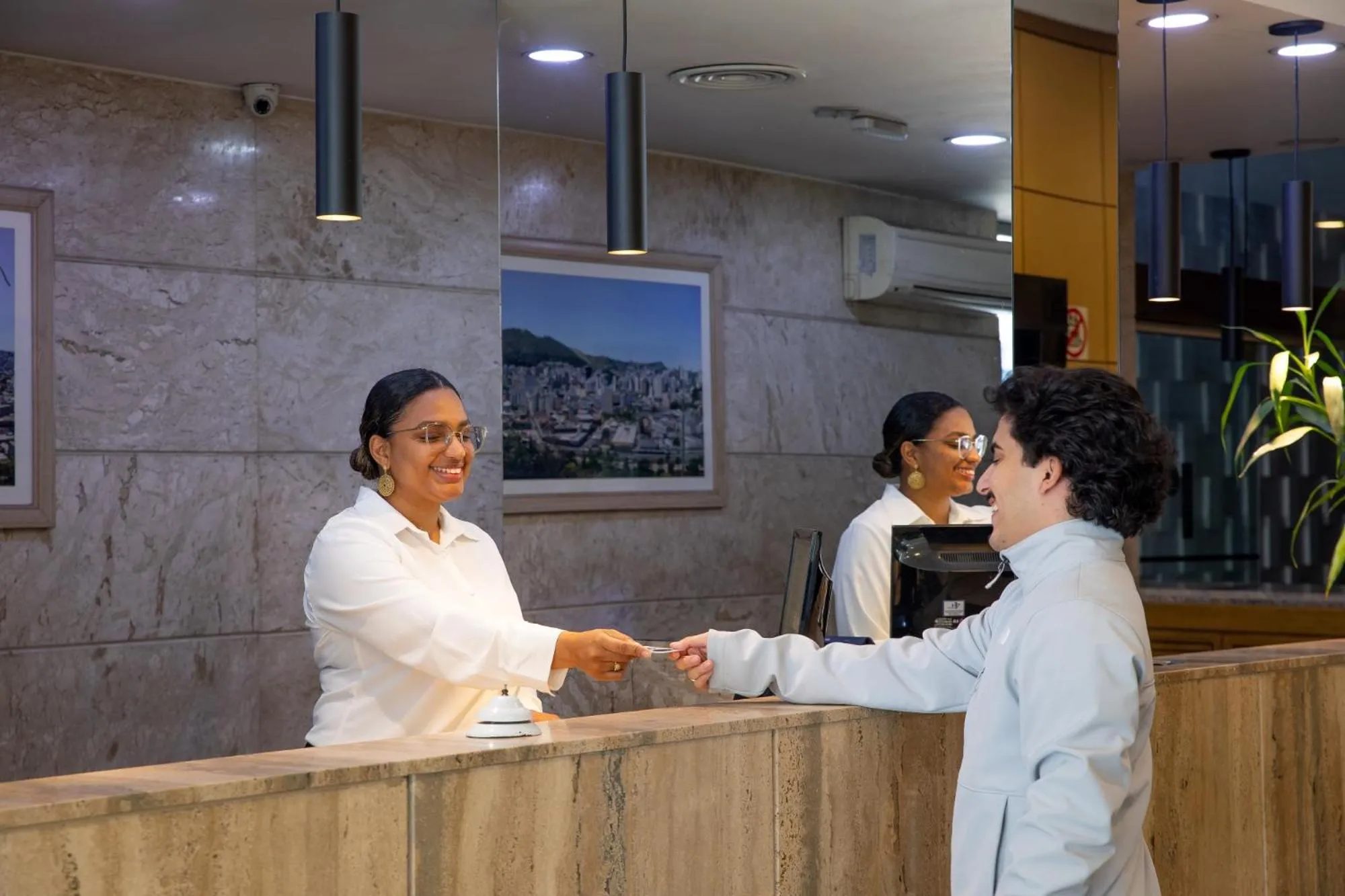 Staff in Ritz Plaza Hotel