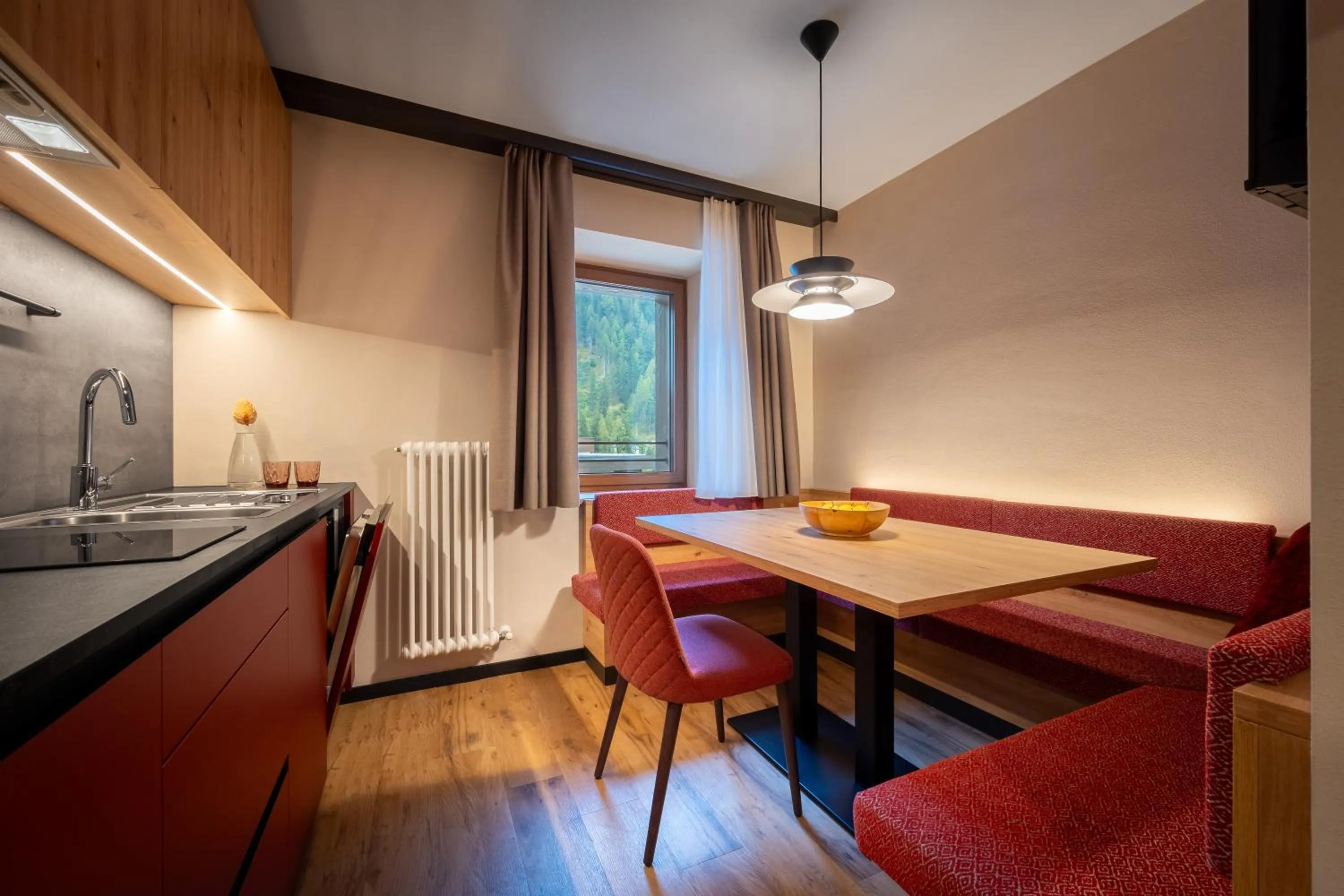 Kitchen or kitchenette in Hotel Vioz