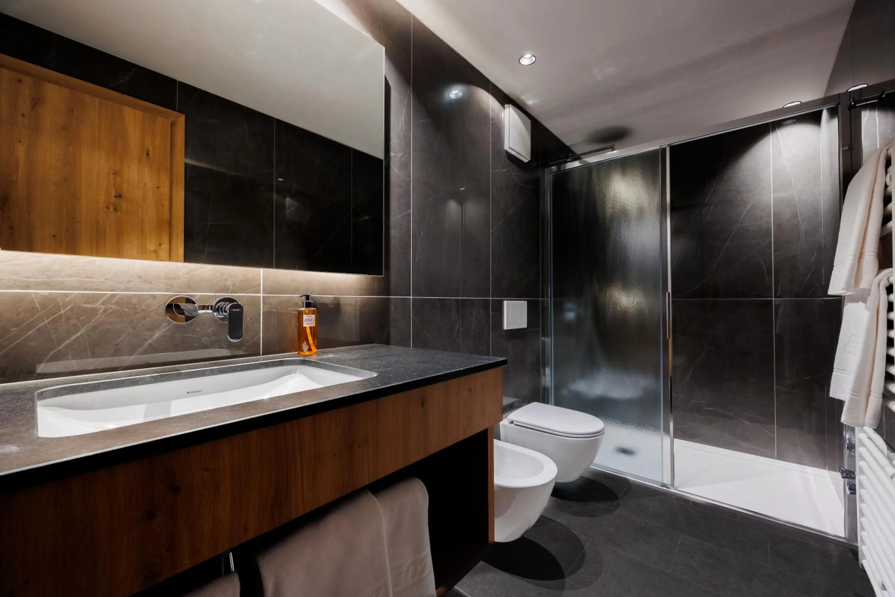 Bathroom in Hotel Vioz