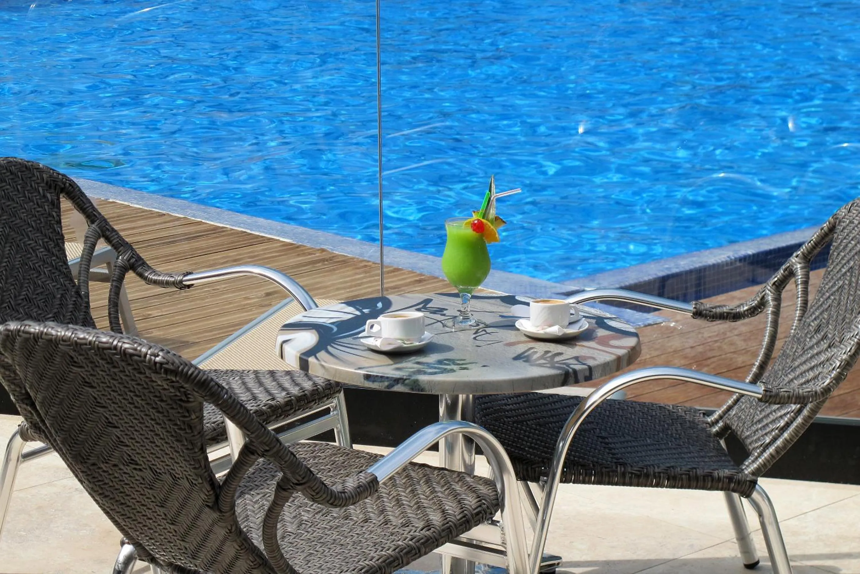 Balcony/Terrace in Hotel Fleur d'Epee